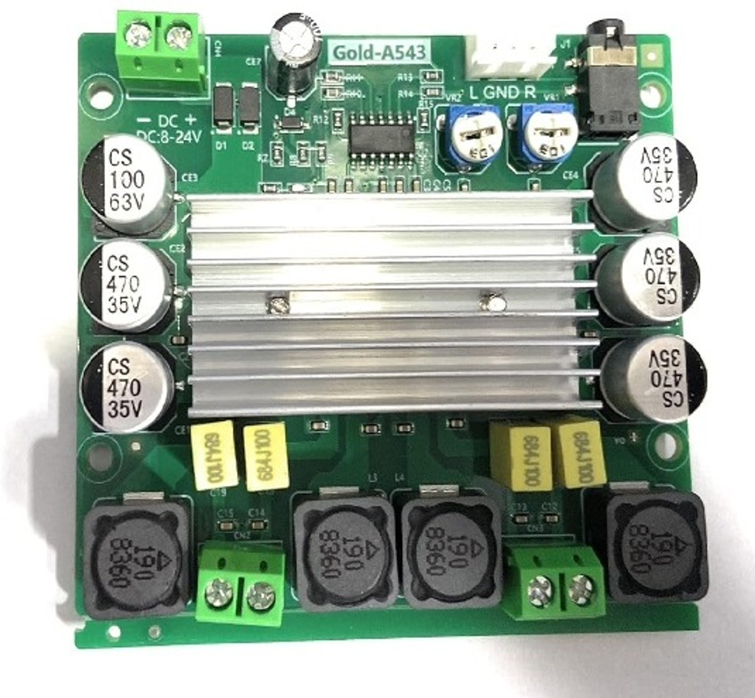 Image of EASTRA PREMIUM Gold-A543 12-26V 120W Dual Channel Amplifier Board Power Supply Electronic Hobby Kit