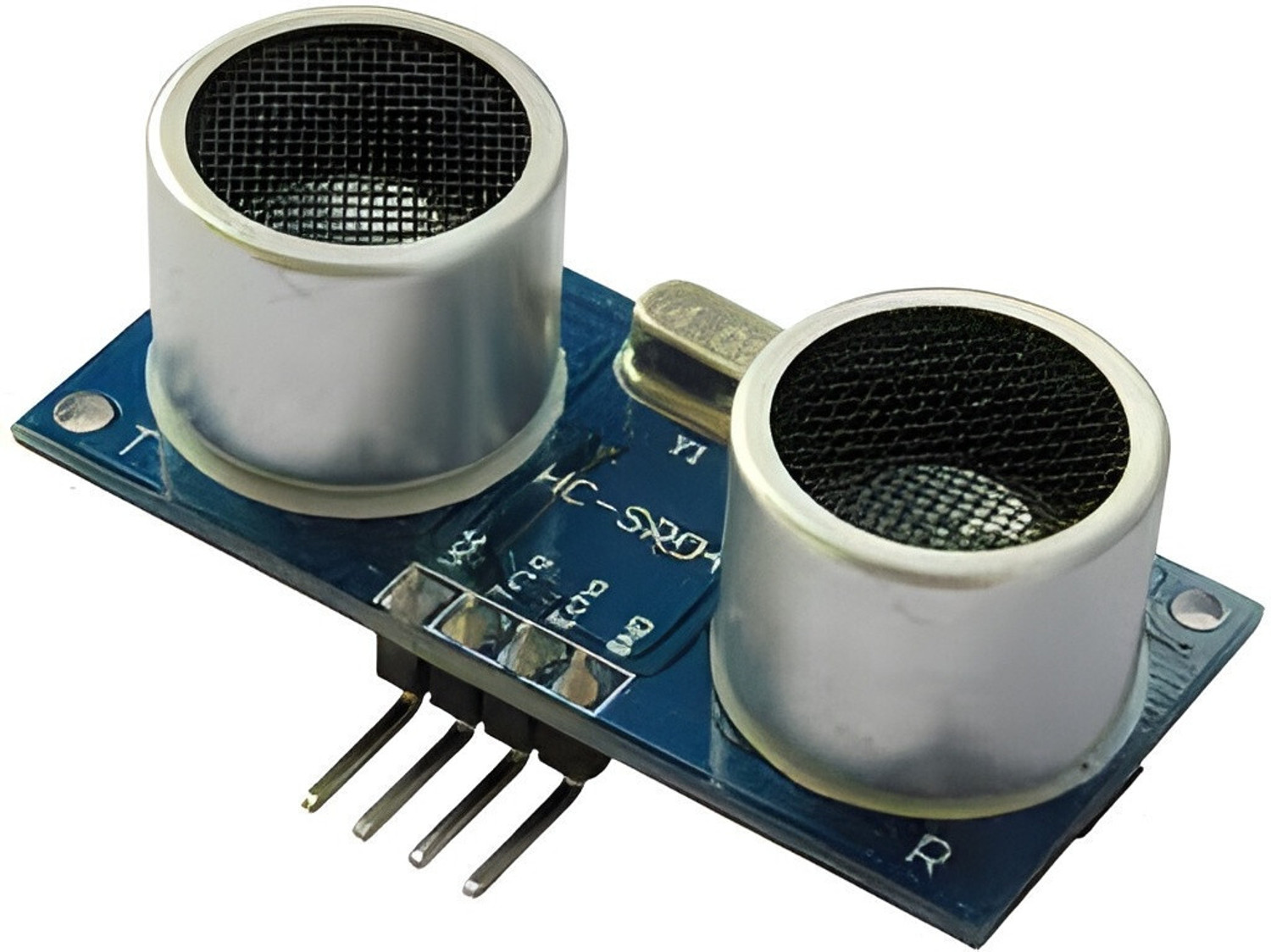Image of R&D Kit HC-SR04 Ultrasonic Sensor Module for All Type of Devlopment Board Pack of 1 Electronic Components Electronic Hobby Kit