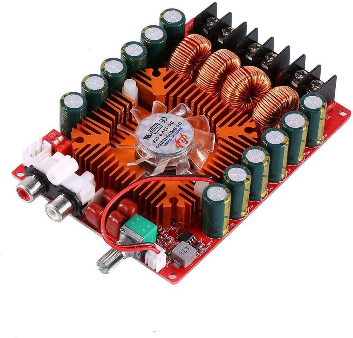 Electrobot TDA7498E 2x160W Amplifier Board with Fan - Image 5