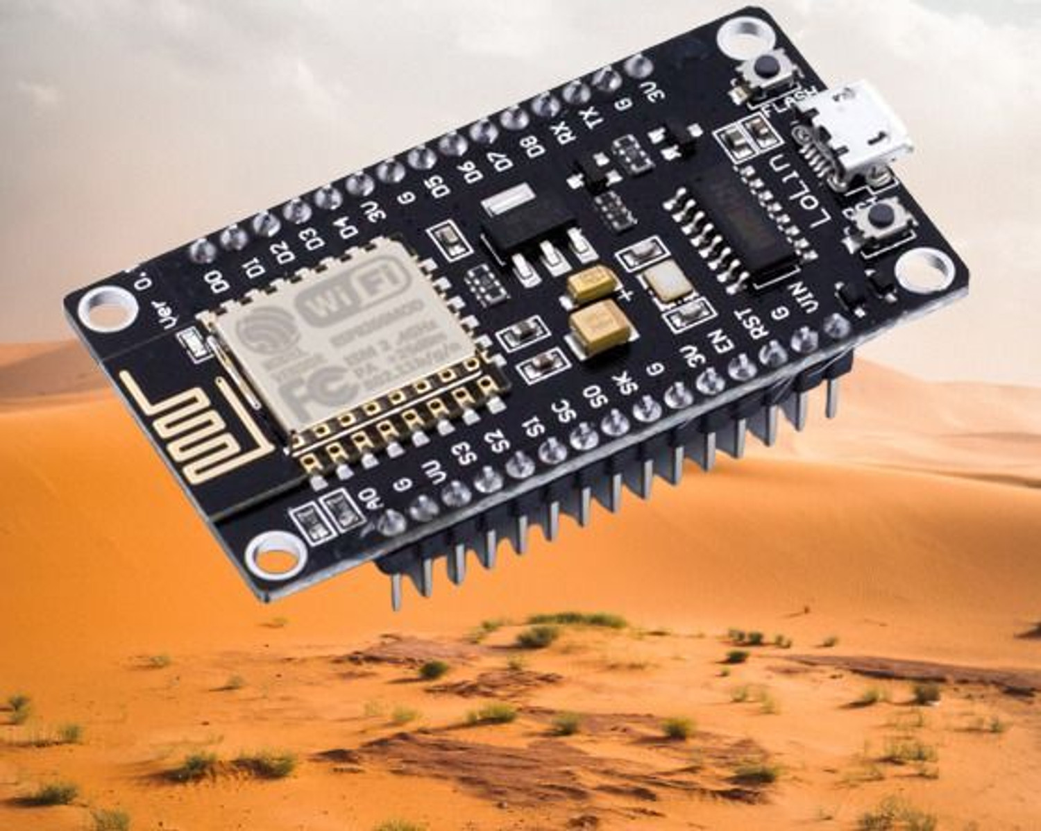 Image of ELECSYNERGY 346 NODEMCU - ESP8266 Wifi Development Board Micro Controller Board Electronic Hobby Kit