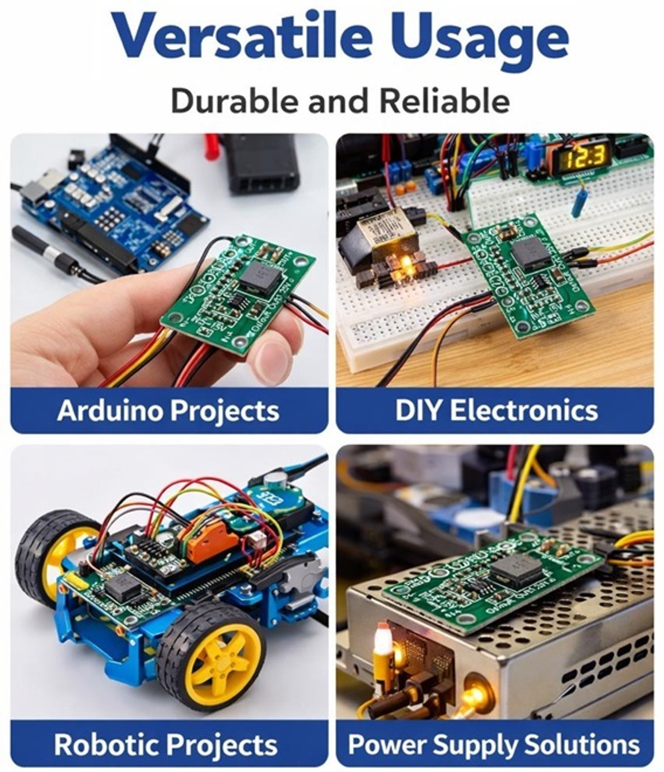 Image of SG Flash PACK OF 3 CA-1235 Adjustable Stepdown Power Module Electronic Components Electronic Hobby Kit