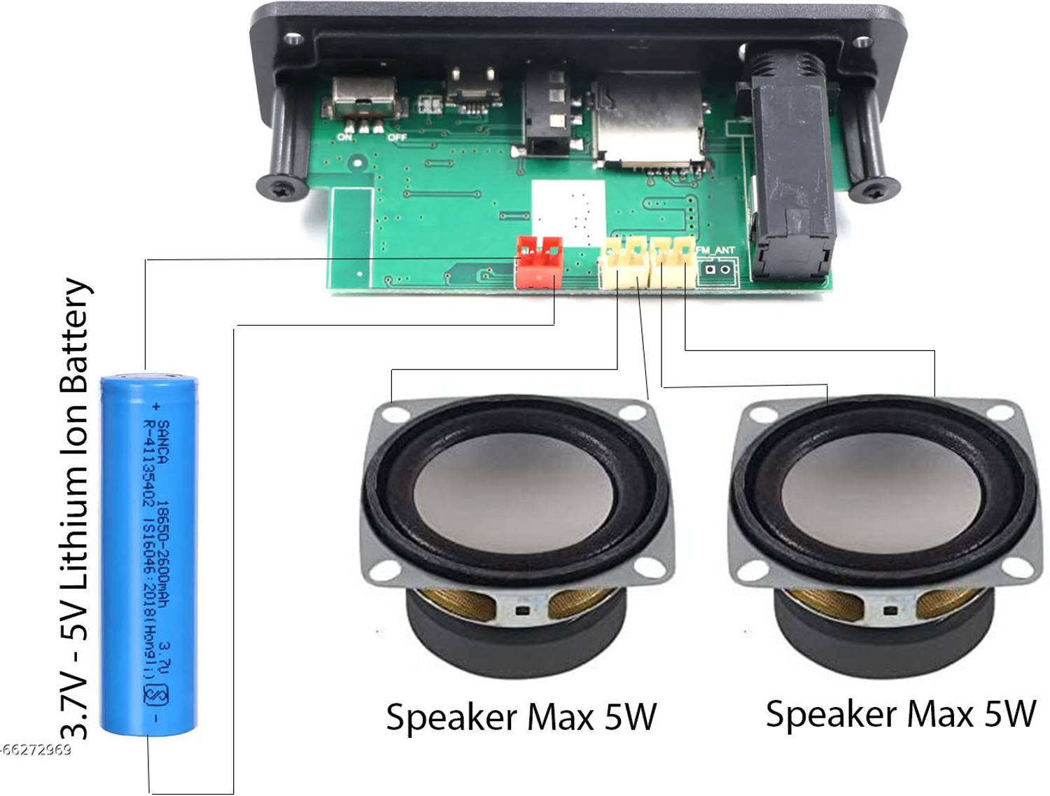Electrobot DIY Speaker Kit with Bluetooth - Image 2