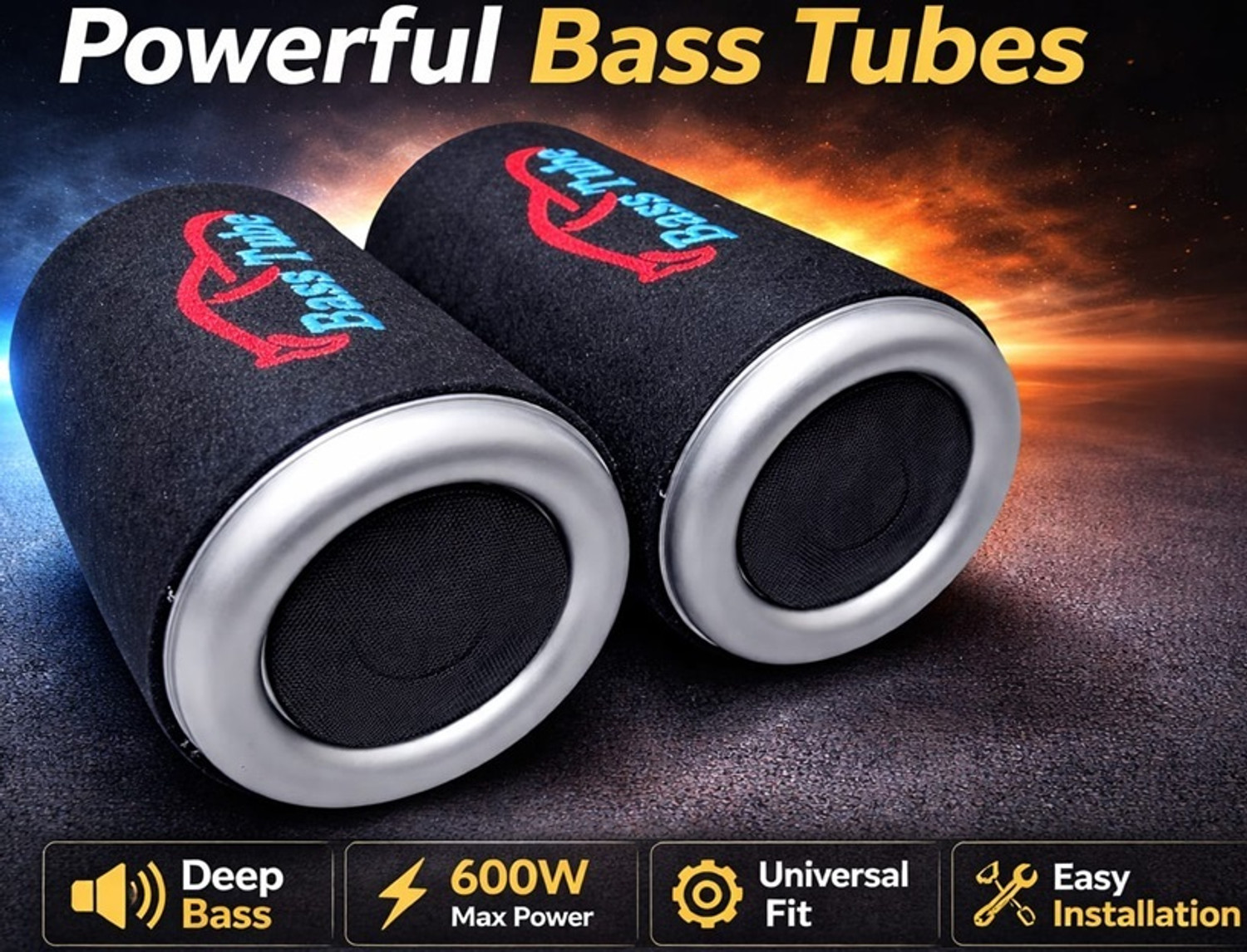 Image of SG Flash HIGH QUALITY AUDIO BT5 5 Inch Bass Tube Subwoofer (Passive , RMS Power: 50 W) Electronic Components Electronic Hobby Kit