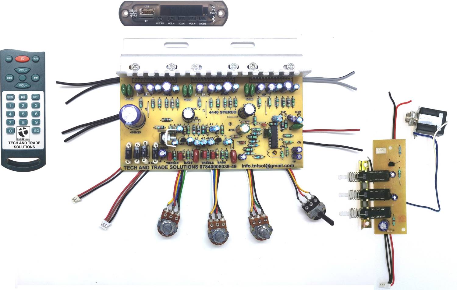 Tech and Trade 4440 Audio Amplifier Board with Bluetooth - Image 1