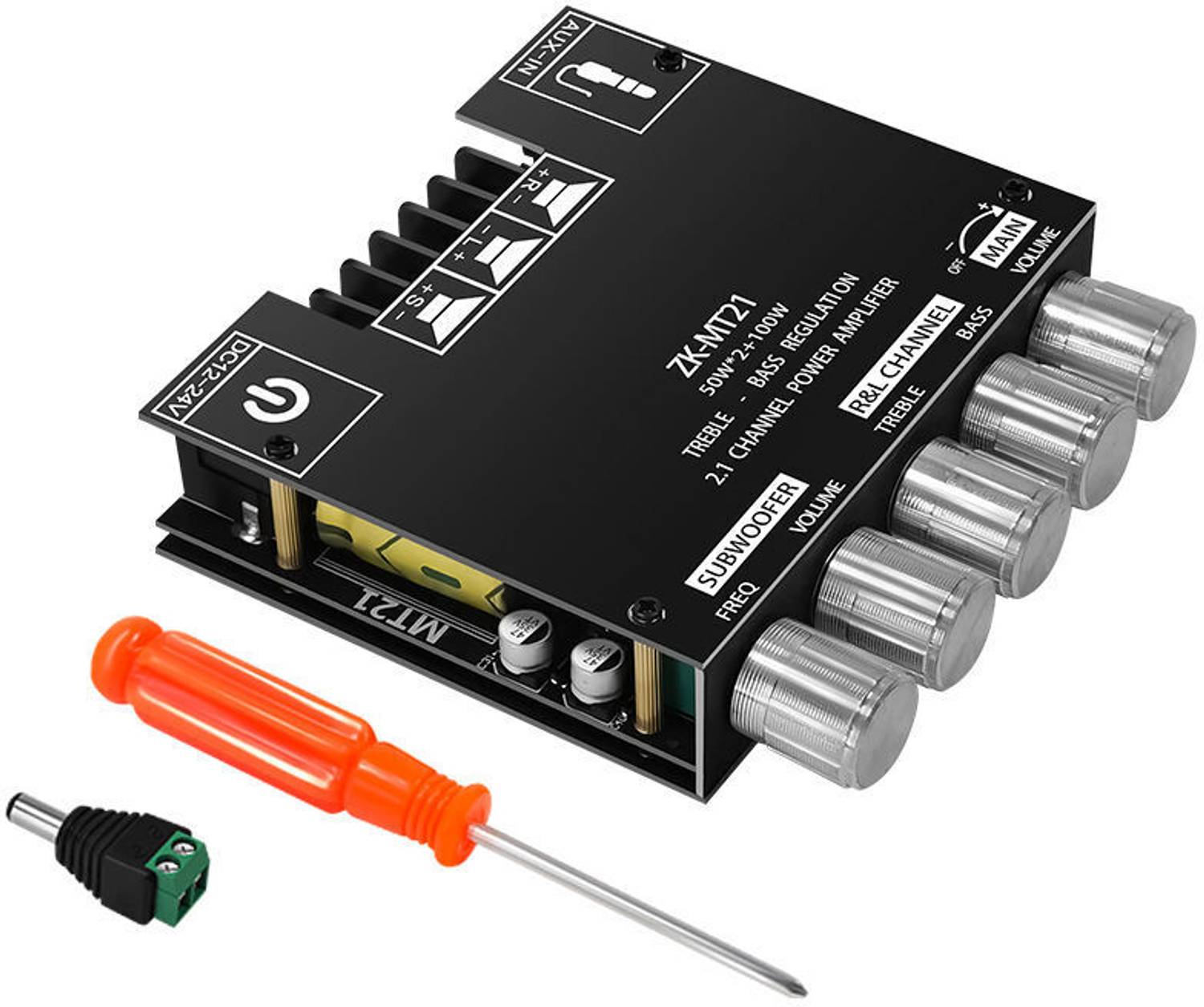 IOTaudios ZK-MT21 50W*2+100W Bluetooth Amplifier - Image 1