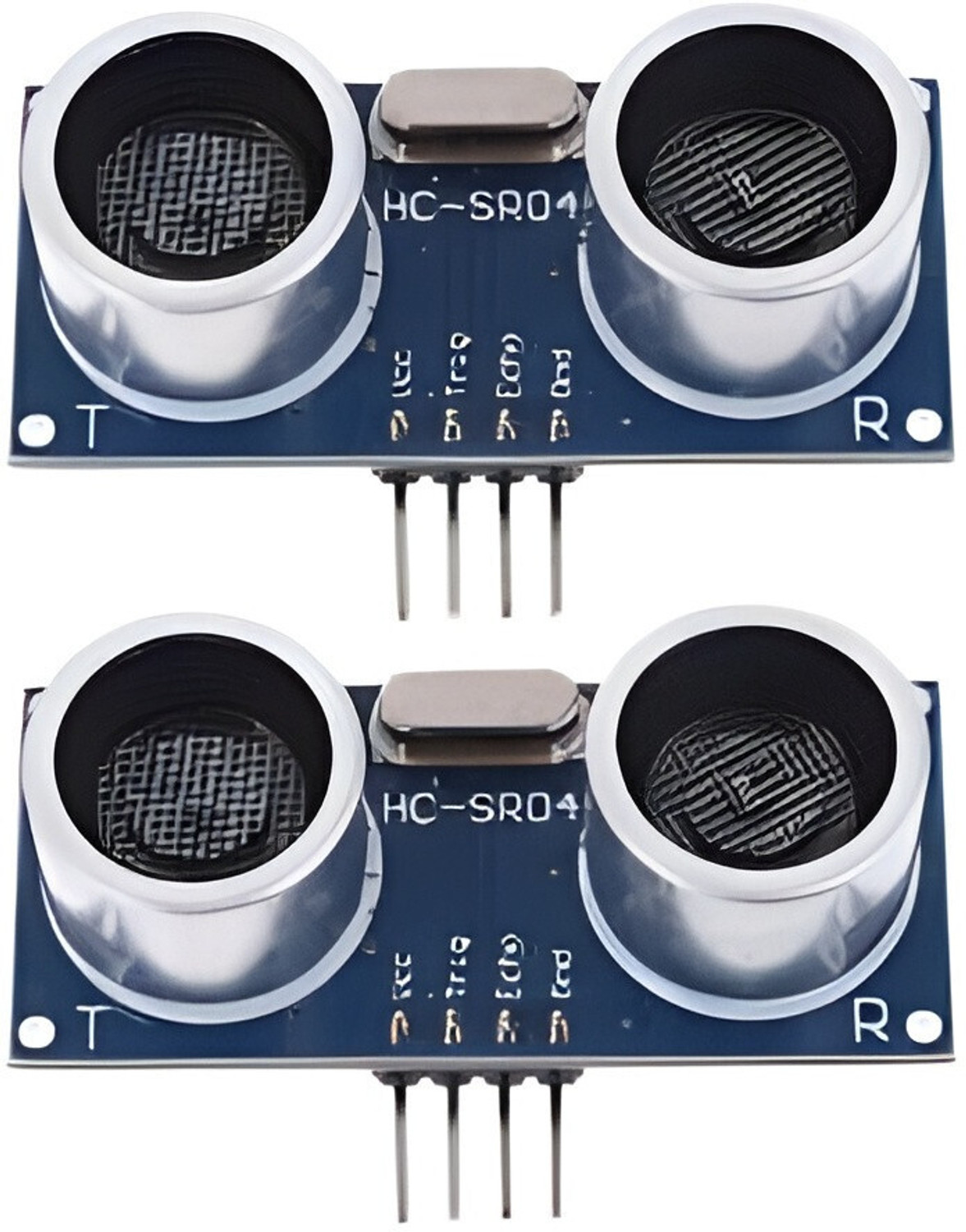 Image of R&D Kit HC-SR04 Ultrasonic Sensor Module for All Type of Devlopment Board Pack of 1 Electronic Components Electronic Hobby Kit