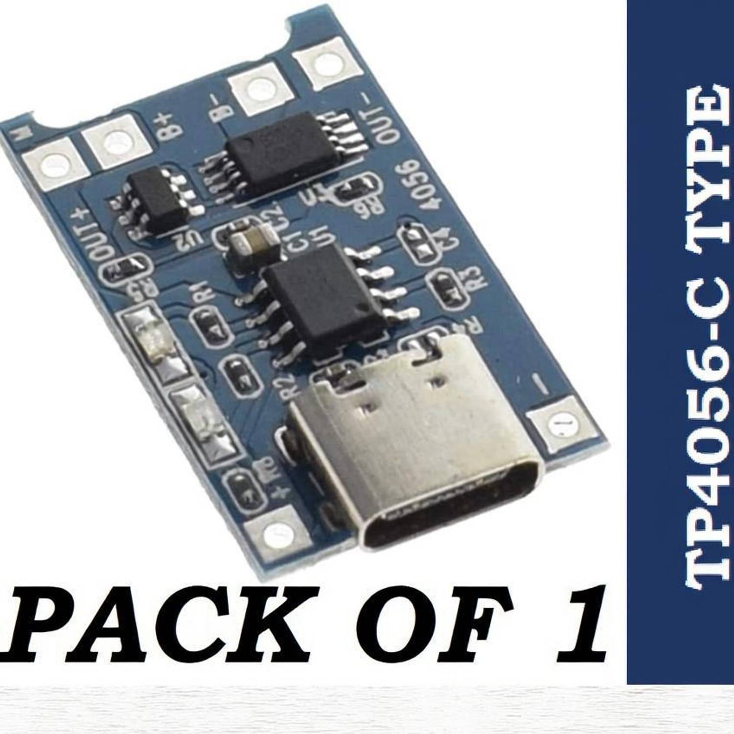 3REE 1pcs TP4056 Type-c USB 5V 1A 18650 Lithium Battery Charger Module Charging Board Electronic Components Electronic Hobby Kit