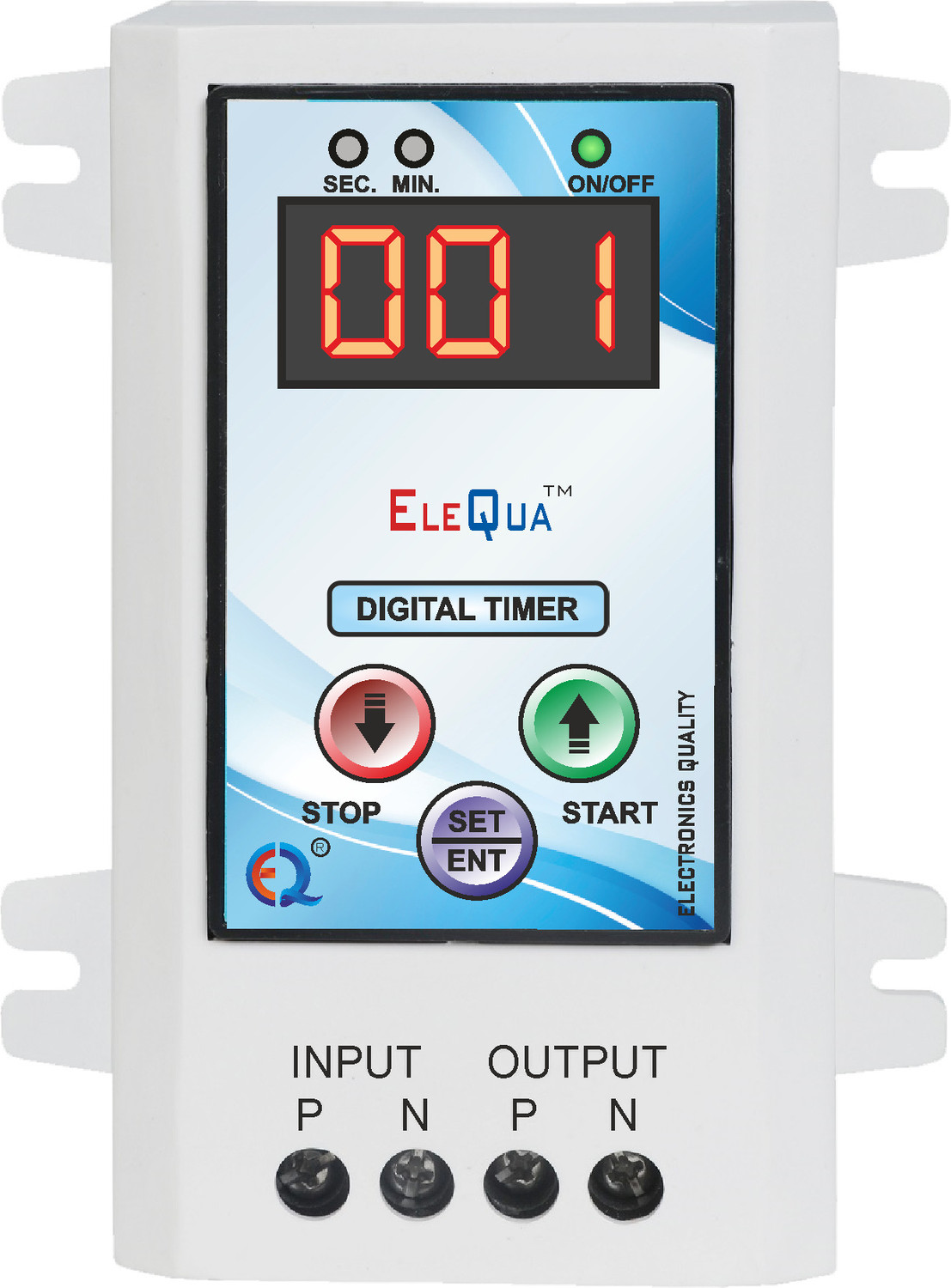 Image of ELEQUA Cyclic timer for Fogger, and other cyclic & Auto Stop Application Up to 1HP Programmable Electronic Timer Switch