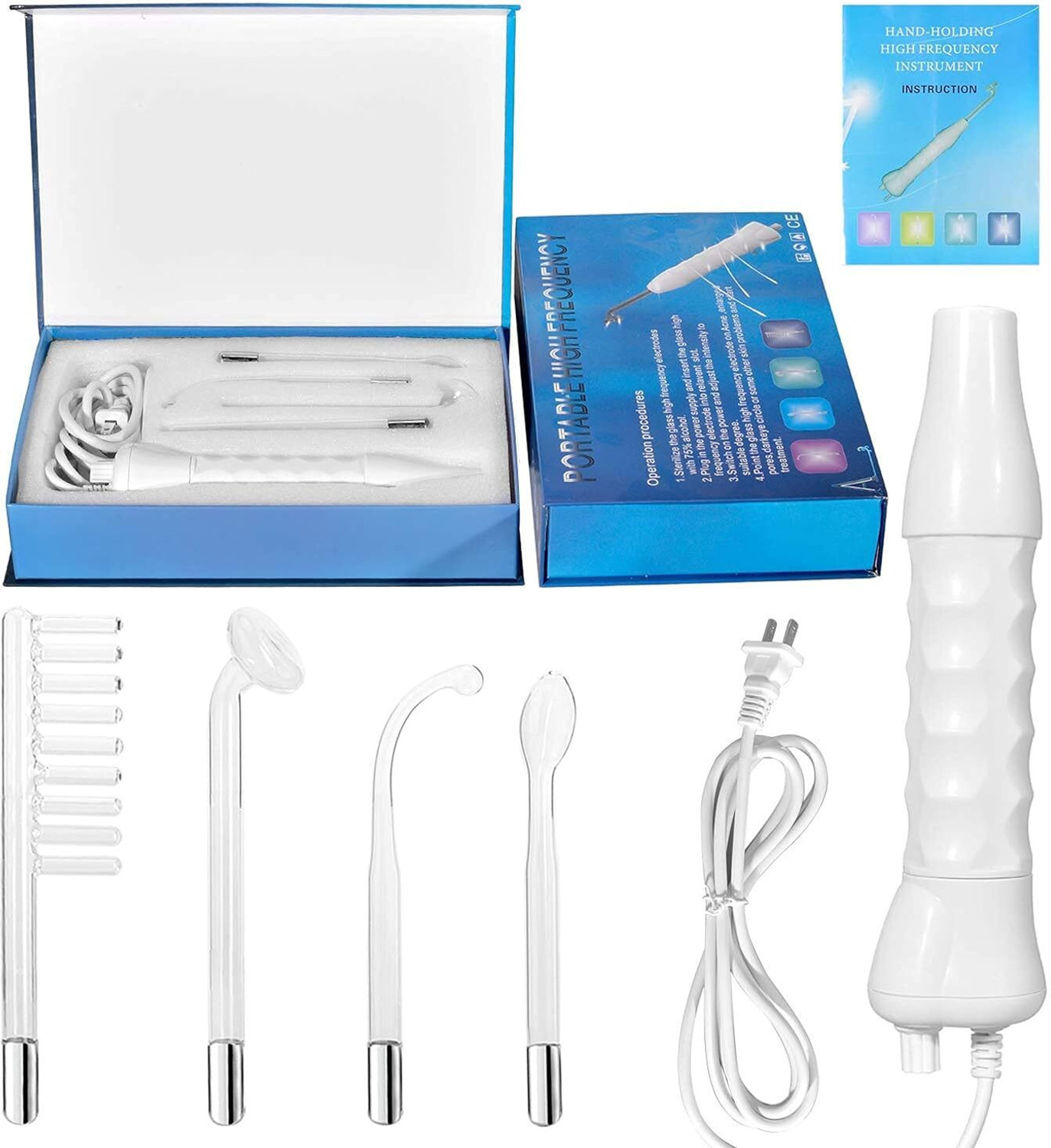 Image of Patly Frequency Machine Electric Therapy Device, Portable Electrotherapy Comb Device Facial Machine Electrotherapy Device