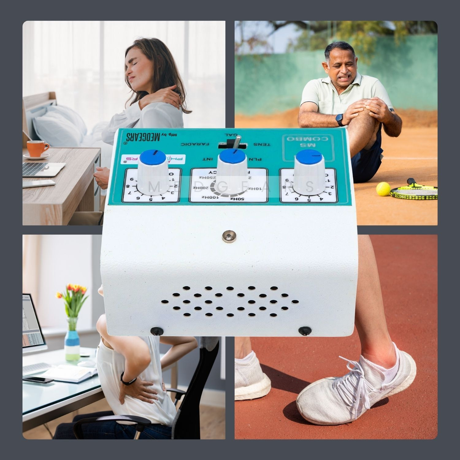 Image of MEDGEARS MDG355 Physiotherapy Electrotherapy Device
