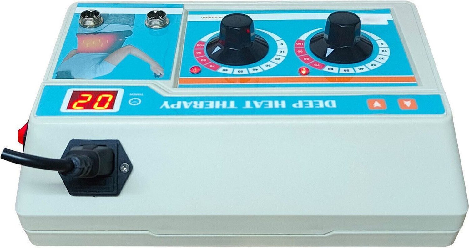 Image of omitek Slimming Cellulite Deep Heat Therapy 2 Channel Equipment Electrotherapy Device For home Visit and Clinic Purpose Electrotherapy Device