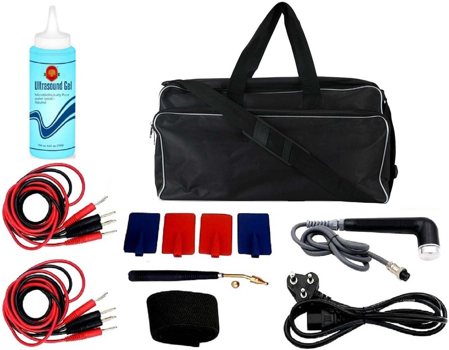 Image of NARAYANI TRADERS 4 In 1 Combo 125 Programs IFT+MS+TENS+US Machine Physiotherapy Equipments Ultrasound Machine