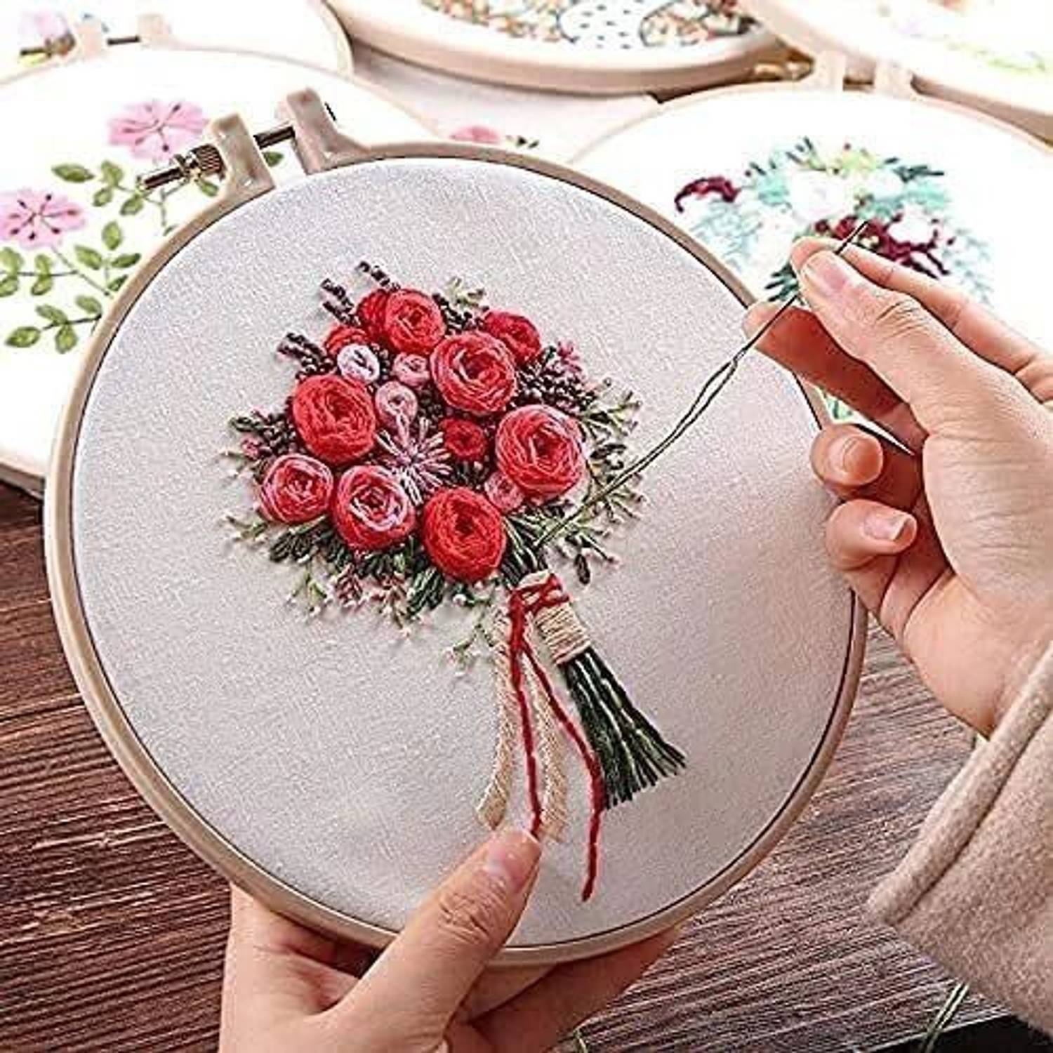 Gemsy Embroidery Kit for Beginners Pack of 108 - Image 4