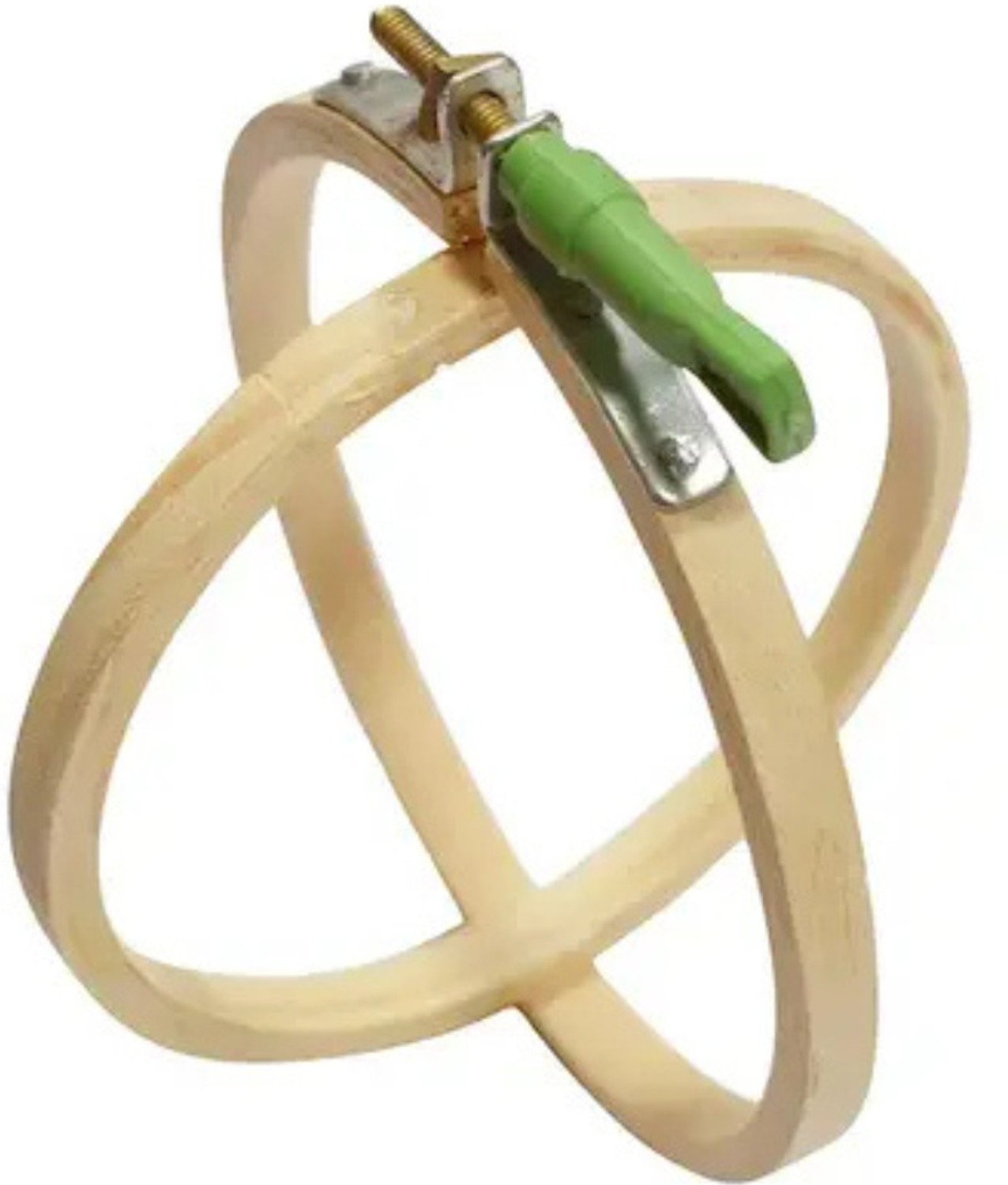 Image of Qroof WOODEN EMBROIDERY HOOP RING FRAME PACK OF 3 Embroidery Frame