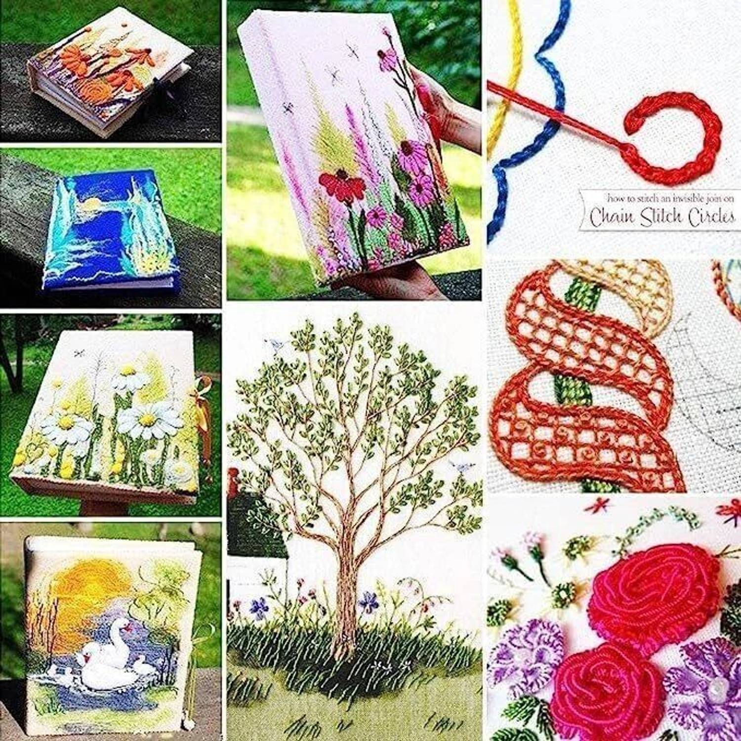 Gemsy Embroidery Kit for Beginners Pack of 108 - Image 5