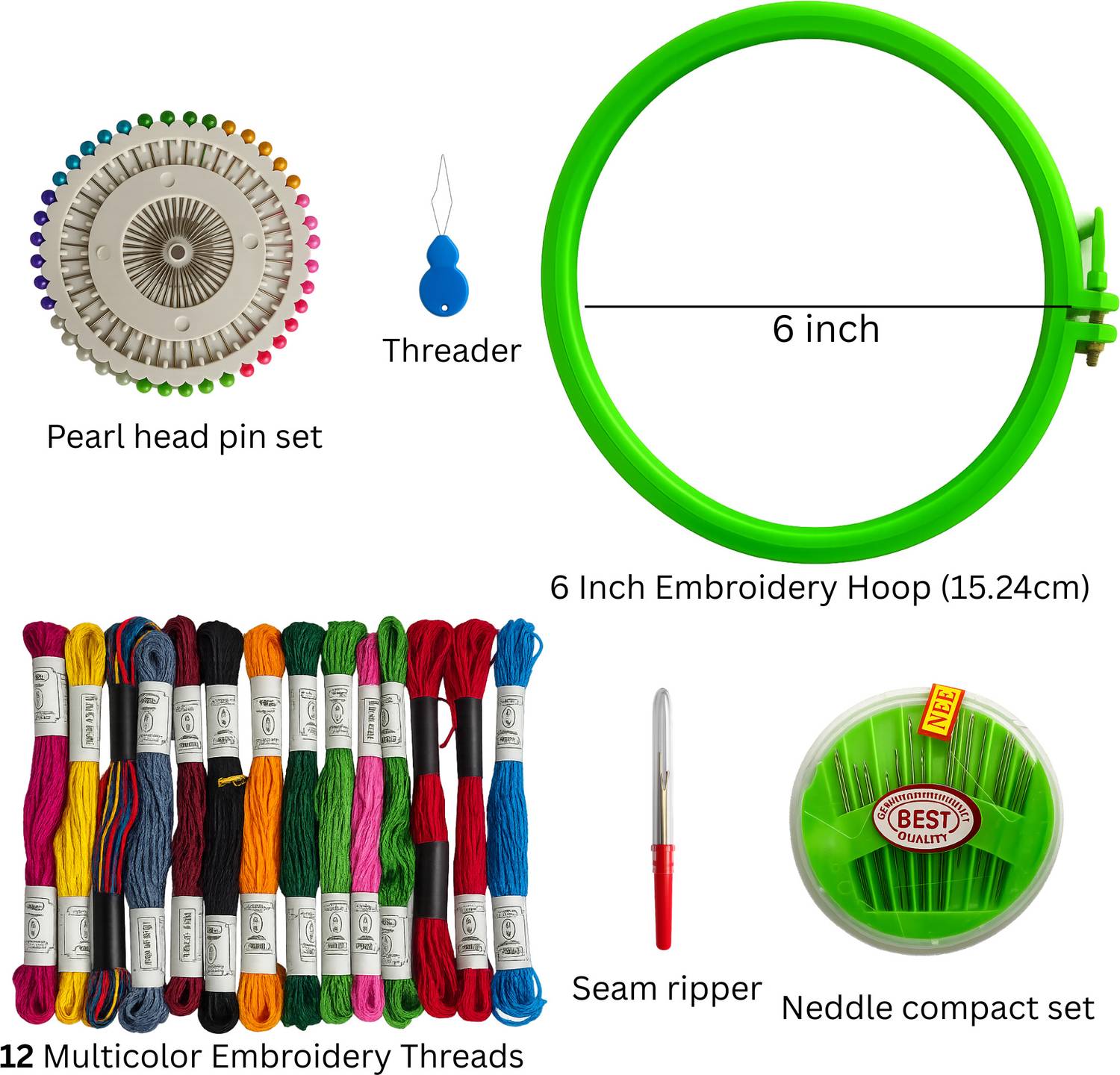 AHVC 6 IN PL Embroidery Hoop