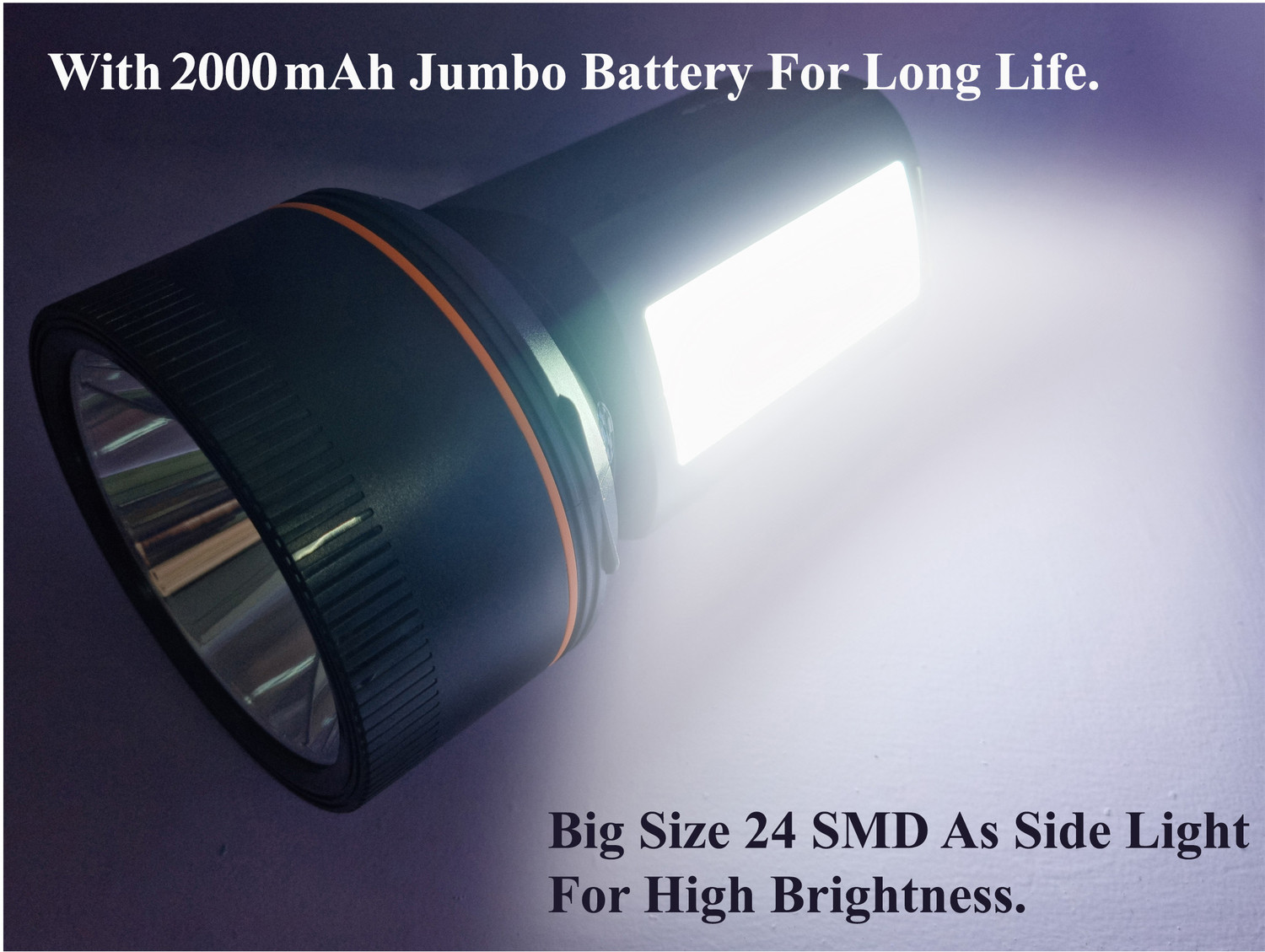 Image of shoptric multi mode superbright jumbo kisan torch for 2000 meter long range blinker led Torch