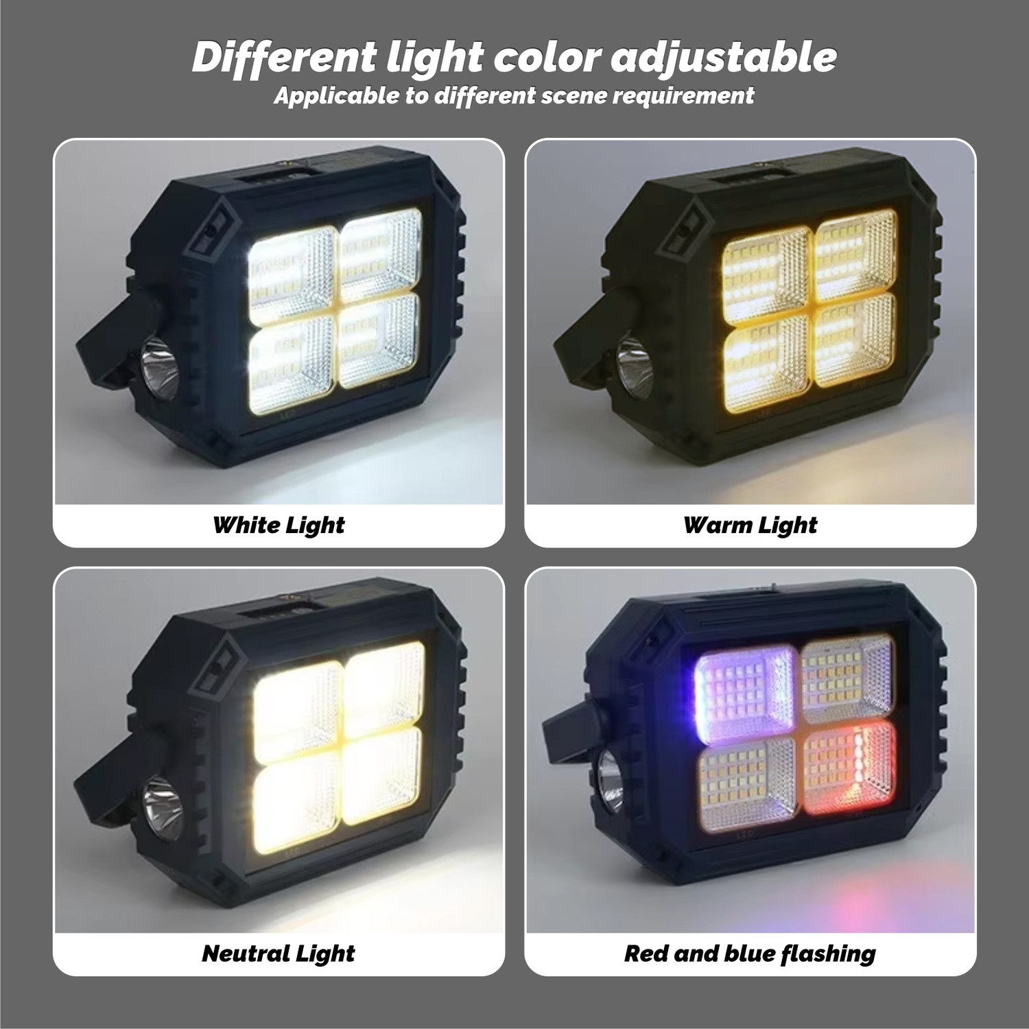 Image of Trillsun Multi-Function Led Solar Lamp with Power bank Rechargeable Portable light Table Lamp