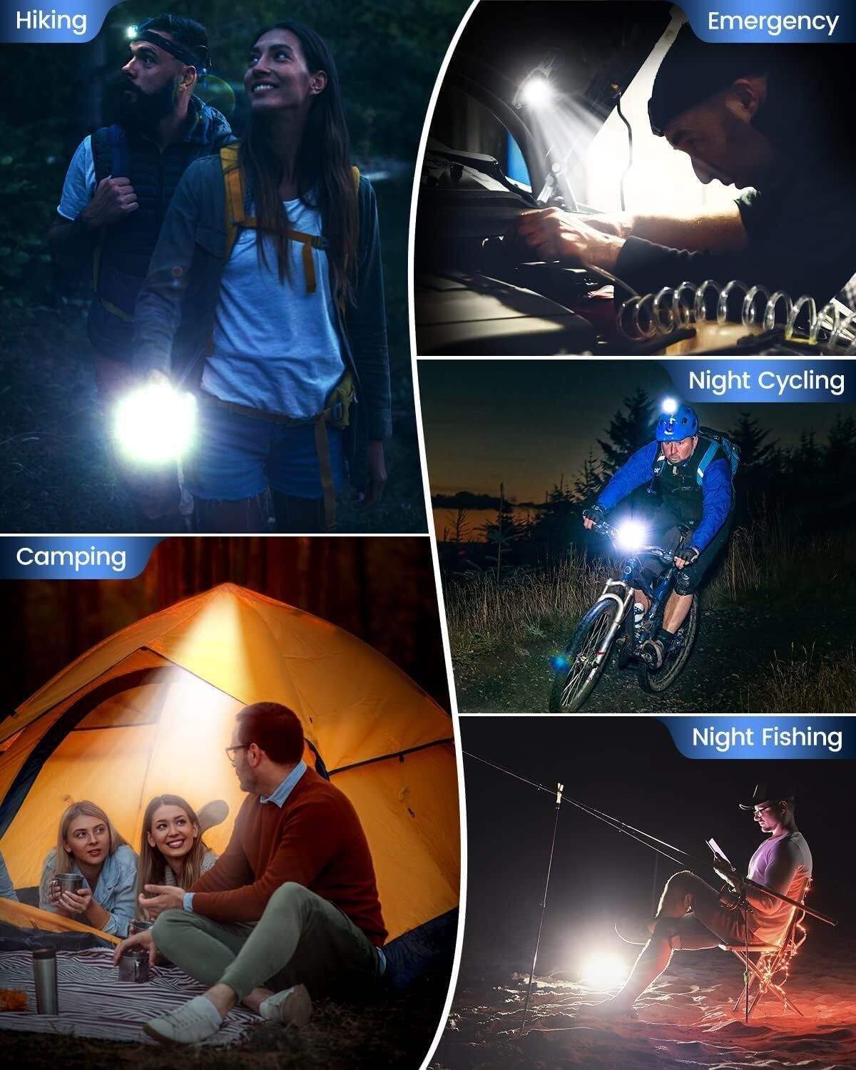 Image of Bistrodel Rechargeable Keychain LED Flashlight with Multi-Tools 3 hrs Torch Emergency Light