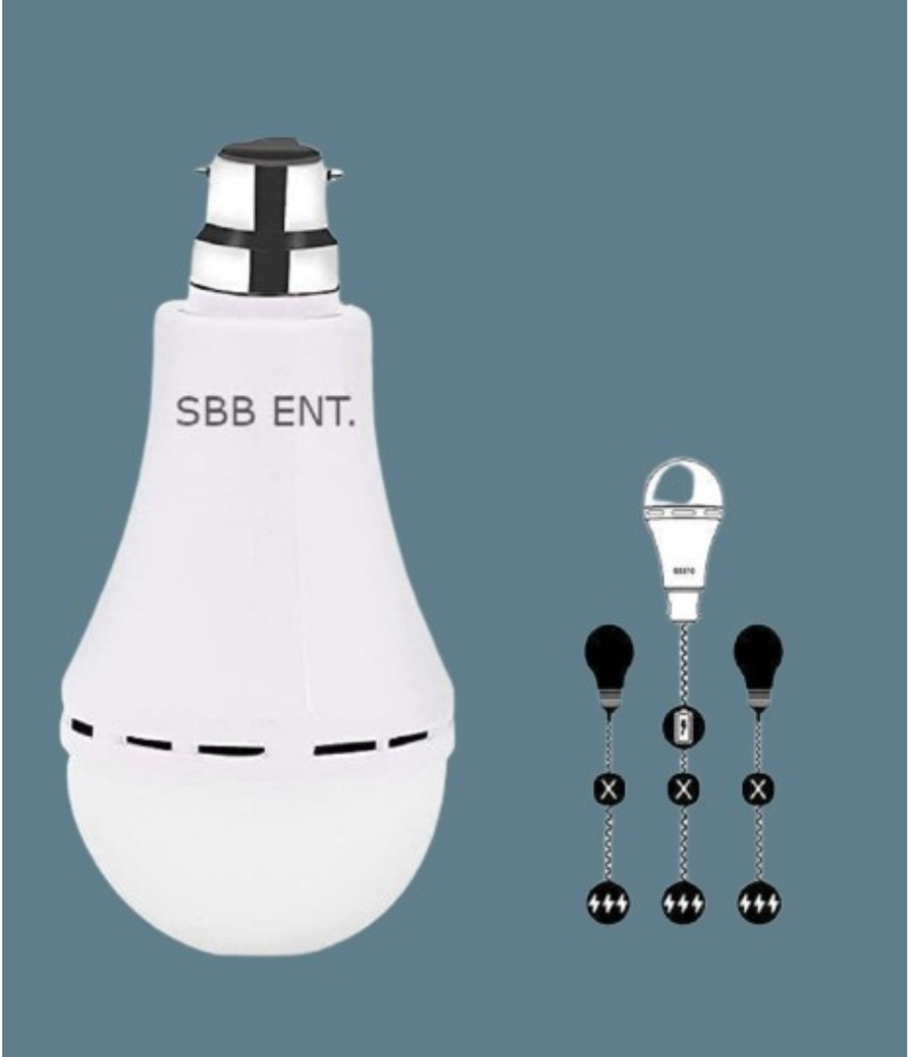 Image of Gold Nation 12W Emergency LED Bulb| Rechargeable LED light| Backup Time 4hr 4 hrs Bulb Emergency Light