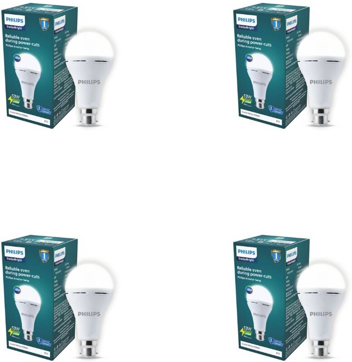 PHILIPS LED Bulb Emergency 13W CW B22 3hr 3 hrs Bulb Emergency Li... more