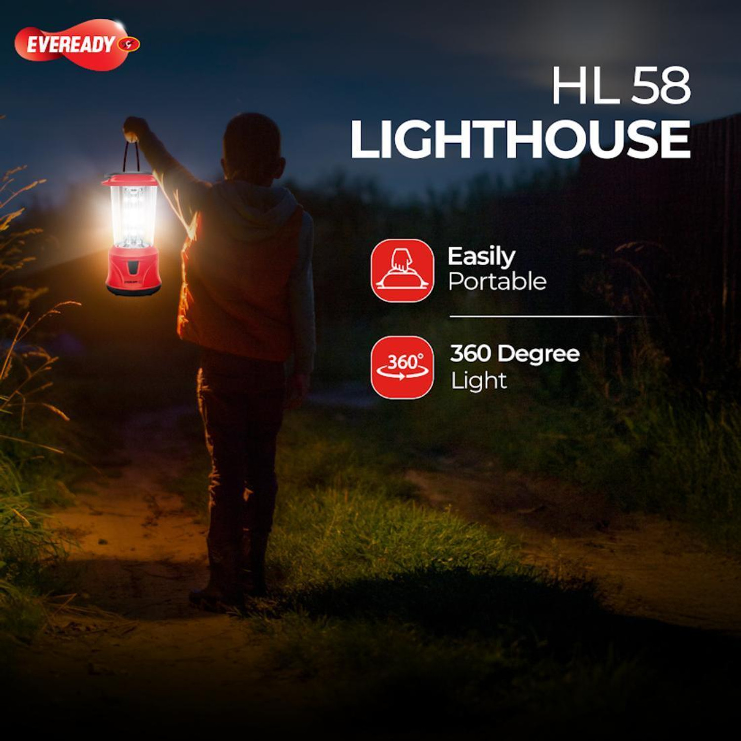 Image of EVEREADY HL 58 4 hrs Lantern Emergency Light