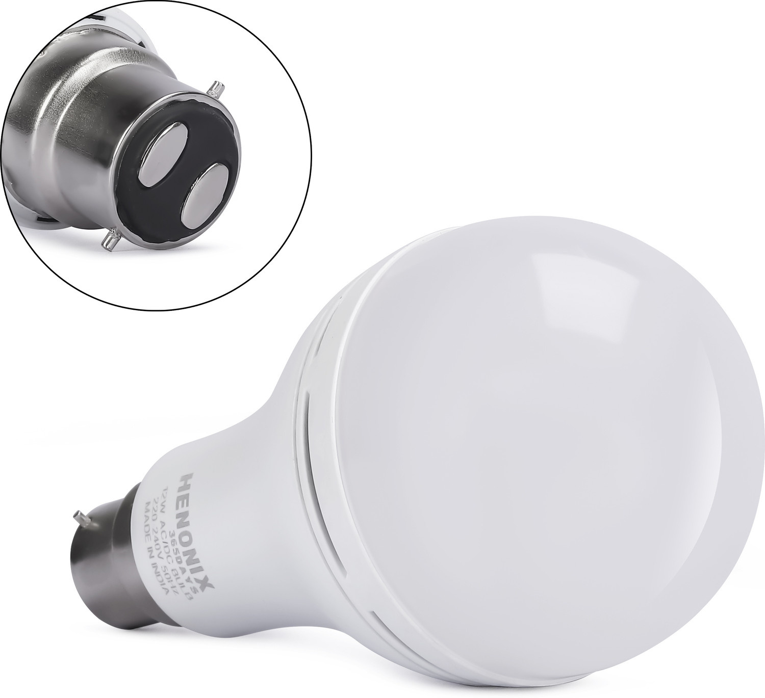 Image of HENONIX 12W Emergency LED Bulb with Built-in Battery Backup for Power Failures 4 hrs Bulb Emergency Light