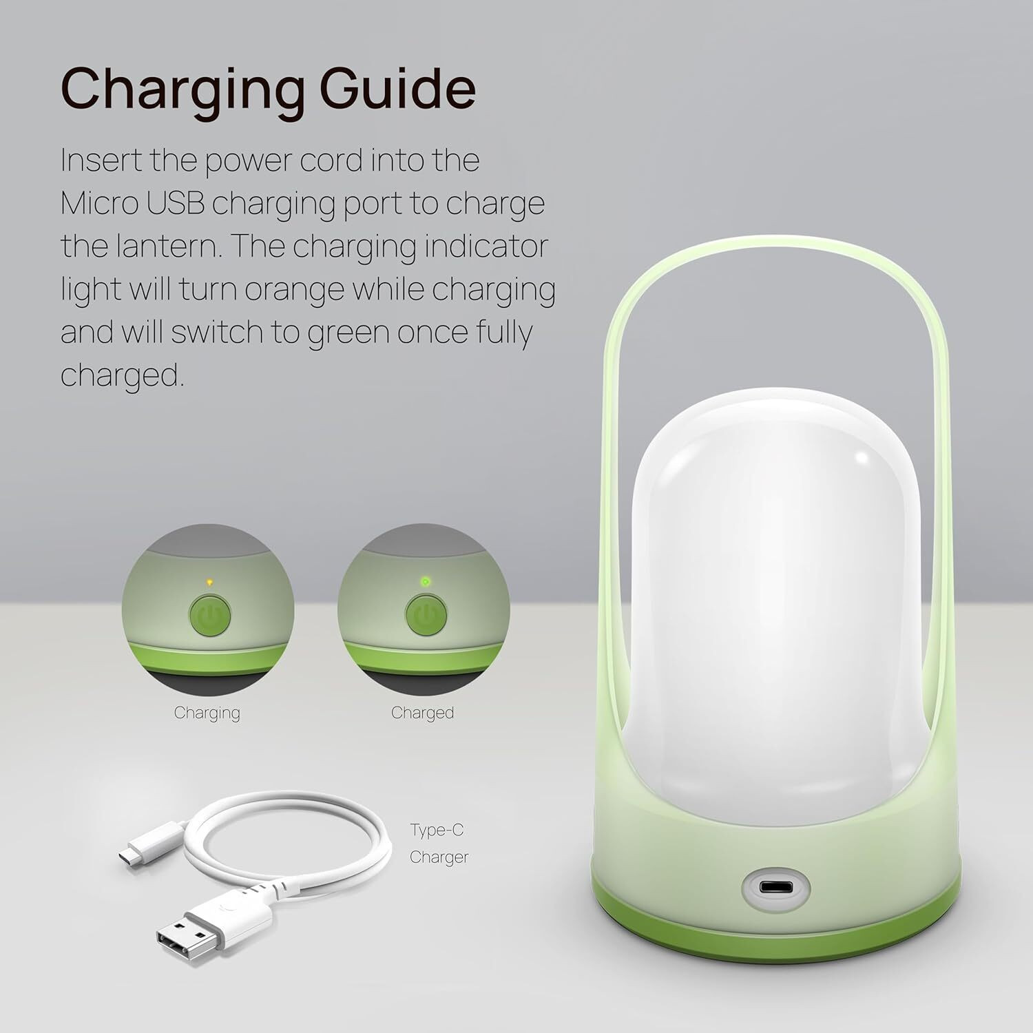 Image of Wipro EL3 Rechargable Lantern with 3 Step Dimming |Upto 8 Hrs Back Up|Type-C Charging 8 hrs Lantern Emergency Light