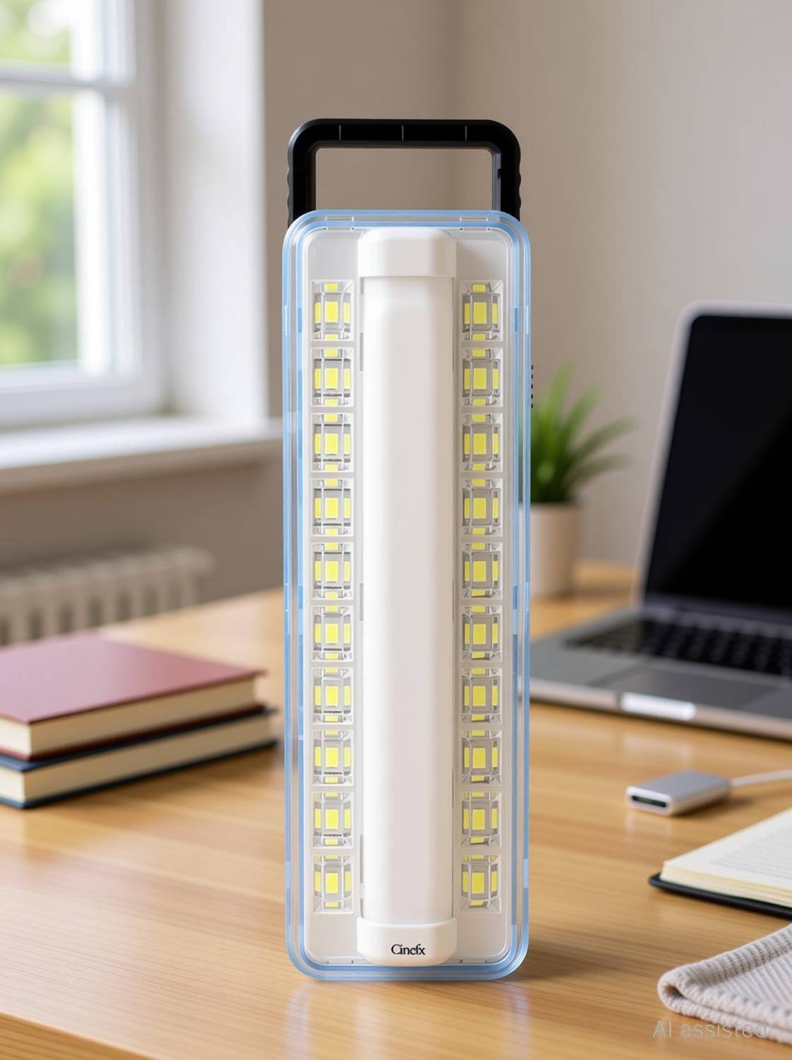 Cinefx 20 SMD + 1 Tube Hi-Bright LED light with 2000 mAh Rechargeable Battery 7 hrs Lantern Emergency Light
