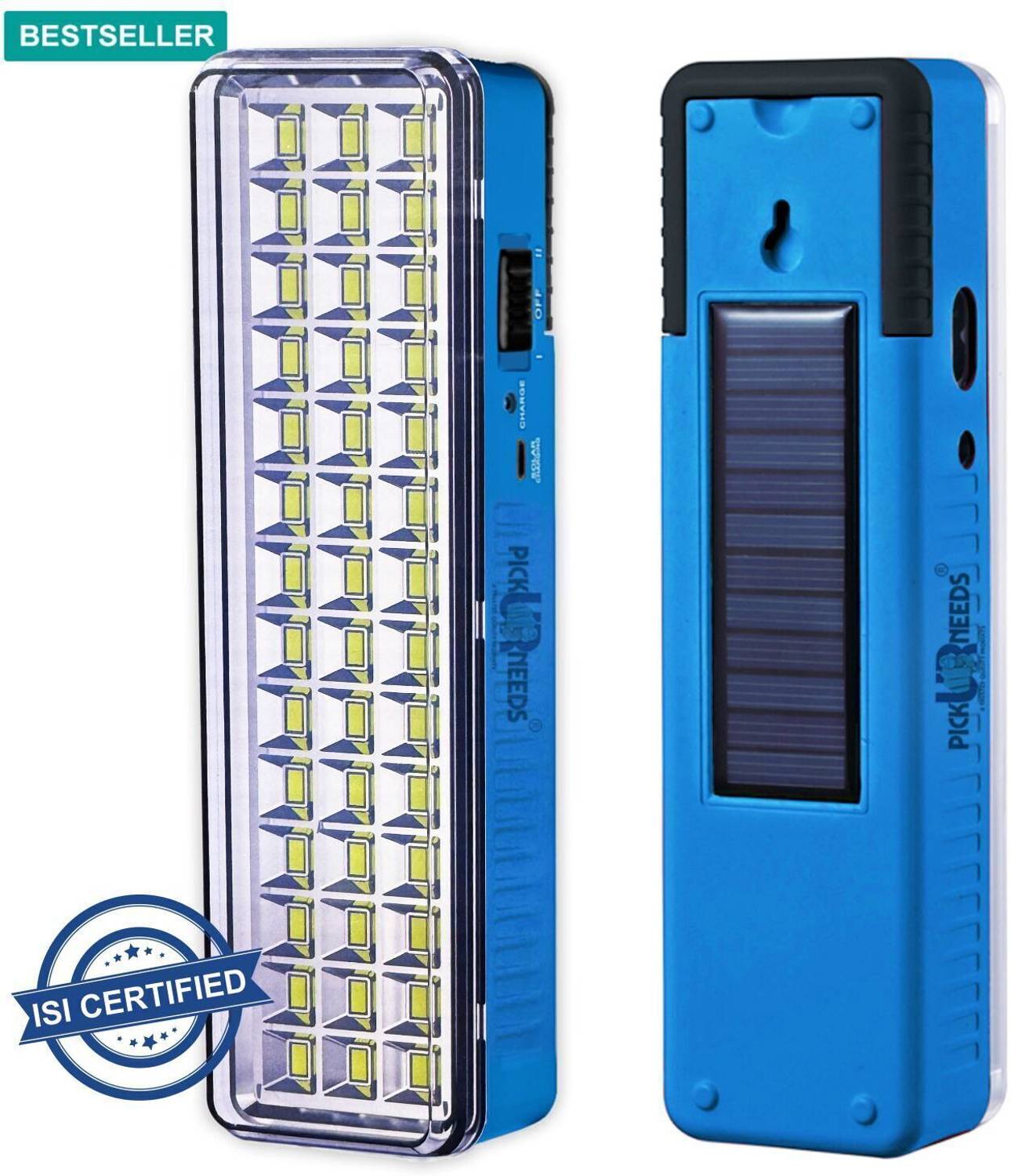 Pick Ur Needs Rechargeable 42 Led High Bright Light With Solar Charging 7 hrs Flood Lamp Emergency Light