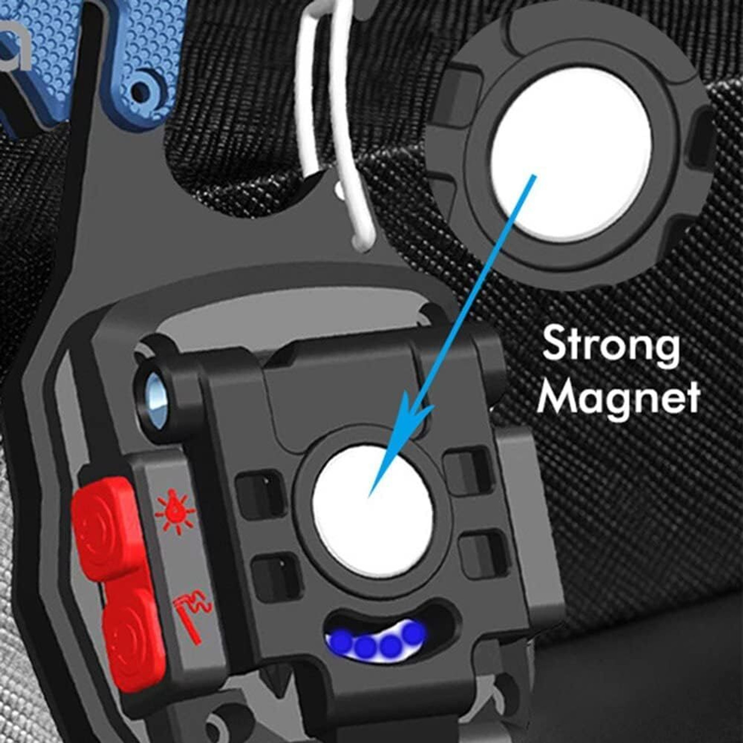 Image of Bistrodel Rechargeable Keychain LED Flashlight with Multi-Tools 3 hrs Torch Emergency Light