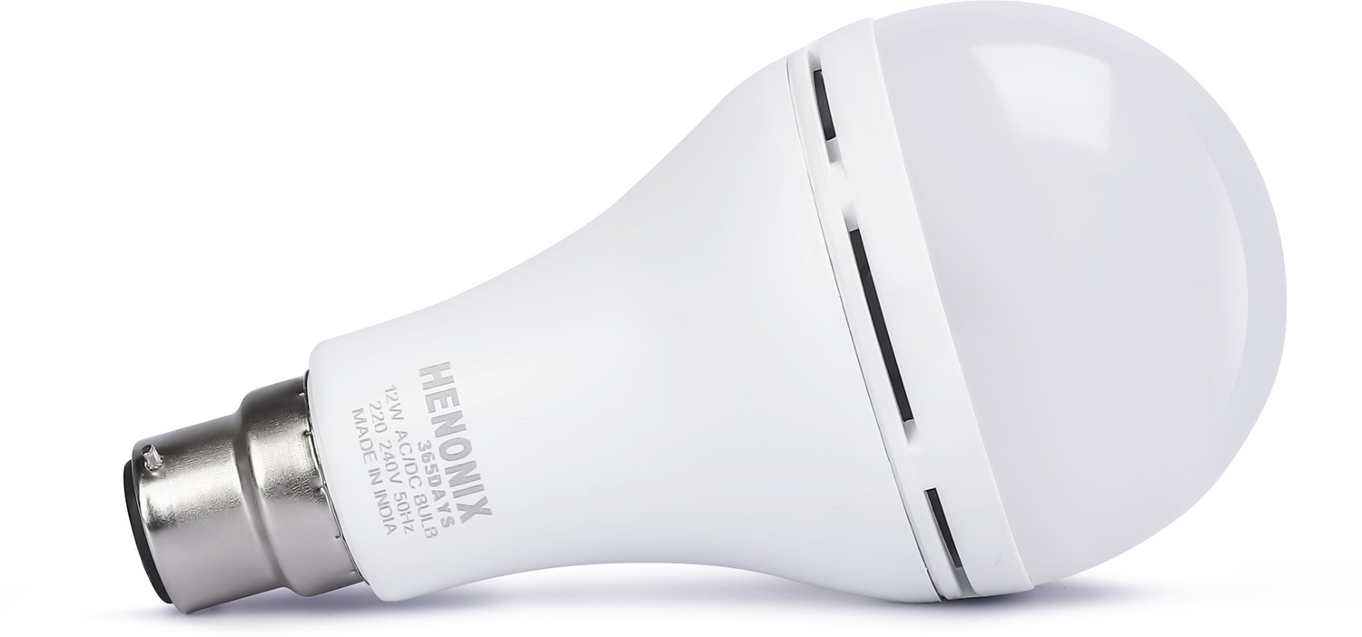 Image of HENONIX 12W Emergency LED Bulb with Built-in Battery Backup for Power Failures 4 hrs Bulb Emergency Light