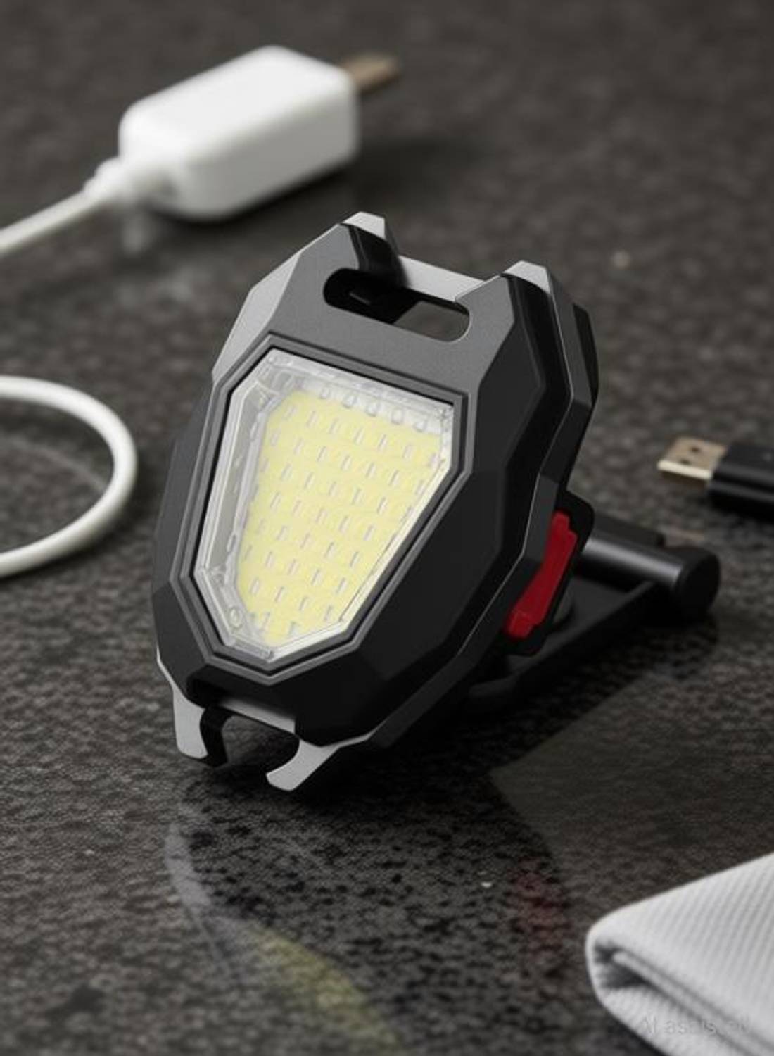 BloomiFy Versatile Keychain: 6 Lighting Modes, Built-in Lighter & Bottle Opener 5 hrs Torch Emergency Light