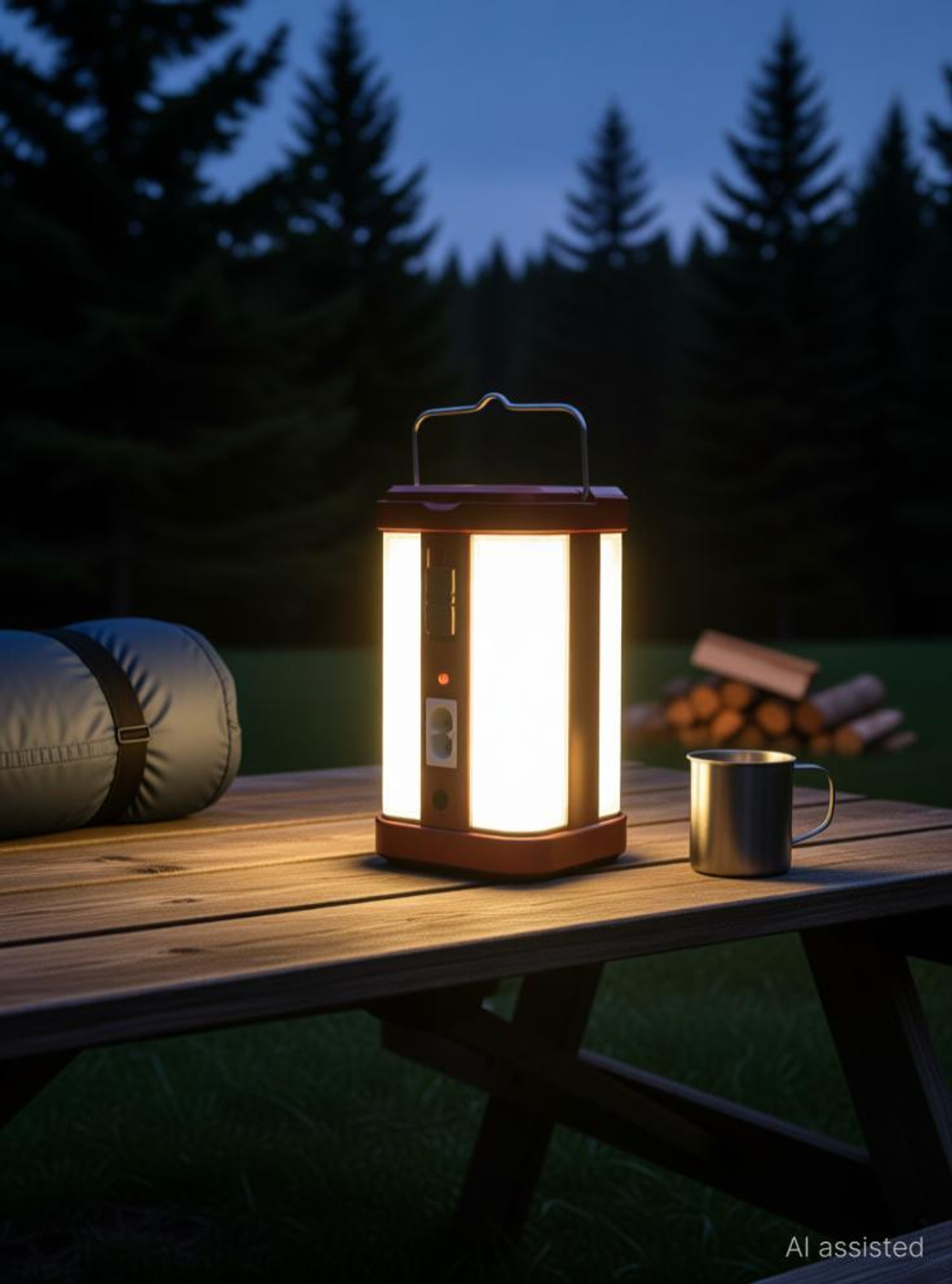 Image of VR Bright Lite 32 Hi-Bright Smd With 4 Tube-VRBL1107 8 hrs Lantern Emergency Light