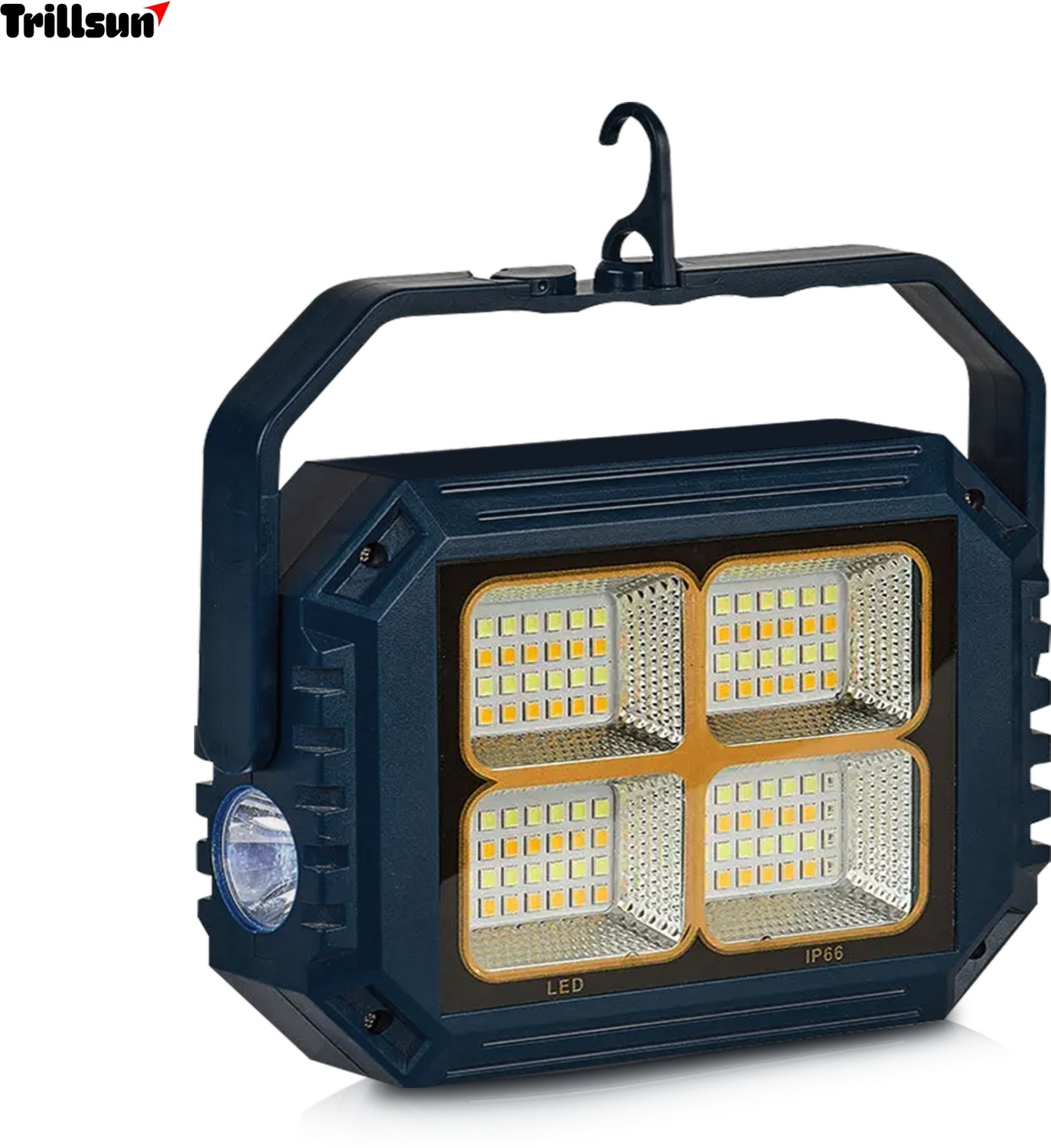Image of Trillsun Multi-Function Led Solar Lamp with Power bank Rechargeable Portable light Table Lamp