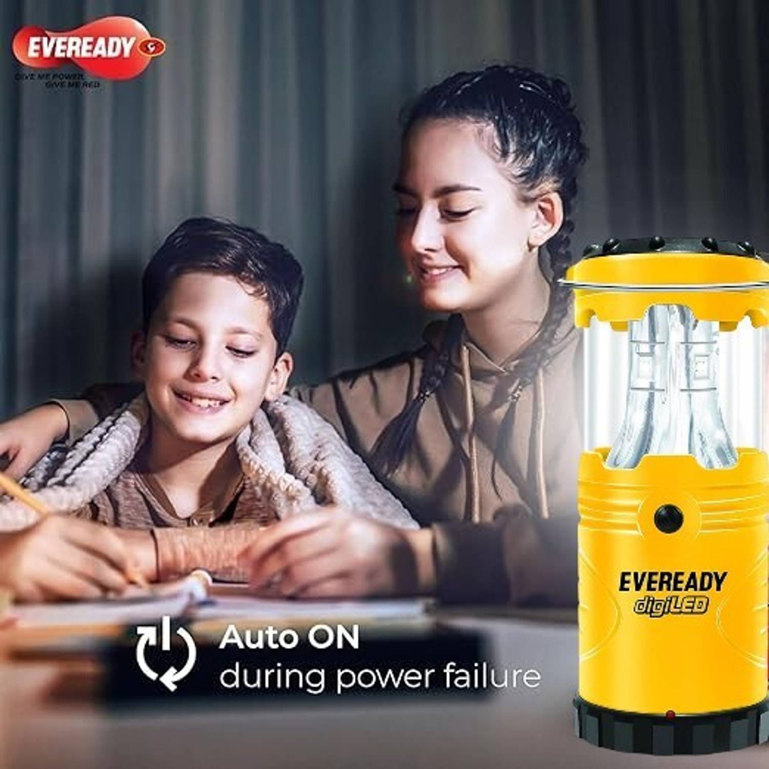 EVEREADY HL55 2 Watt LED Desk Lamp 3 hrs Lantern Emergency Light