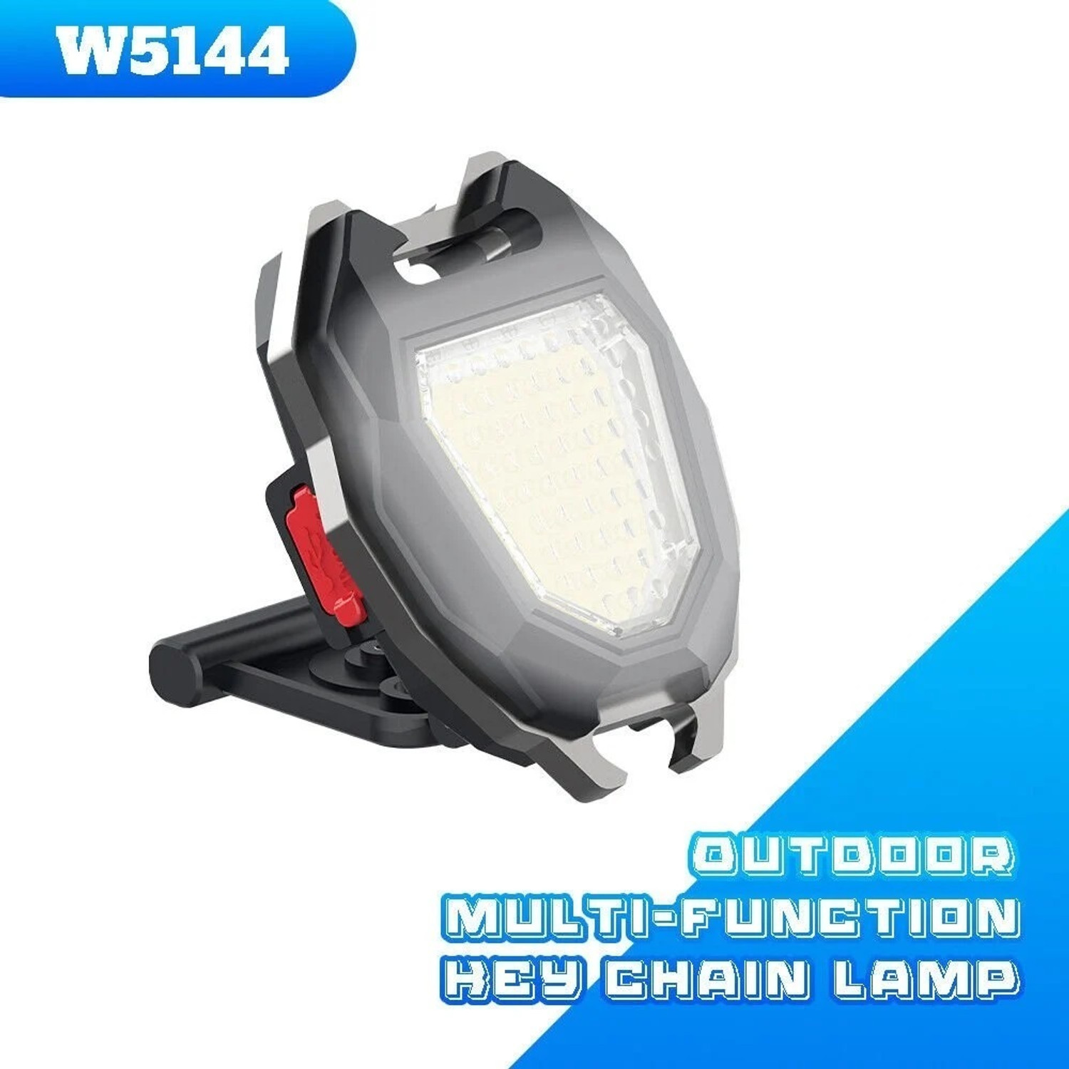 Image of BloomiFy BMT-K444 Keychain: 6-Mode Light, Charging Display Lighter & Bottle Opener 8 hrs Torch Emergency Light