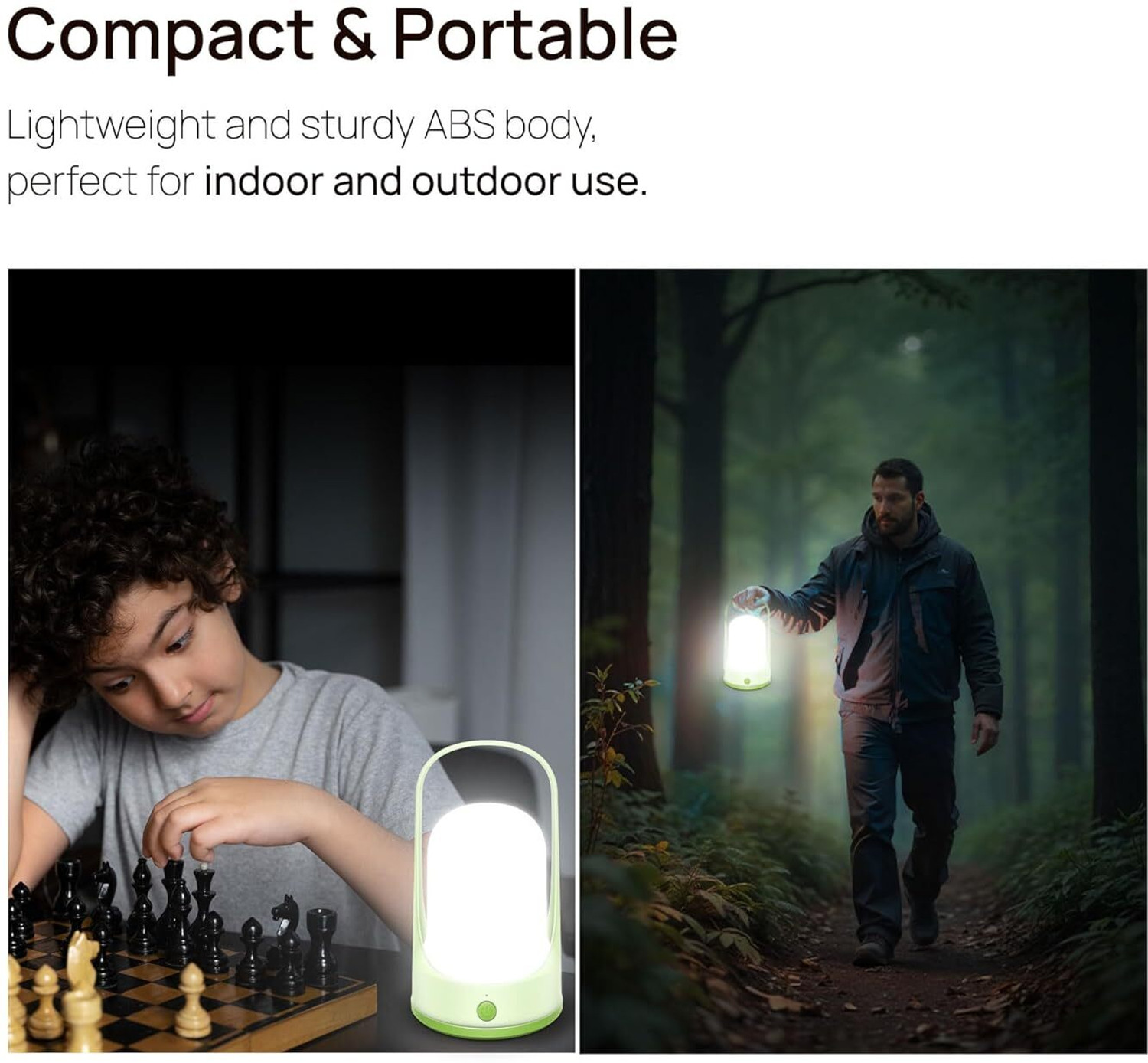 Image of Wipro EL3 Rechargable Lantern with 3 Step Dimming |Upto 8 Hrs Back Up|Type-C Charging 8 hrs Lantern Emergency Light
