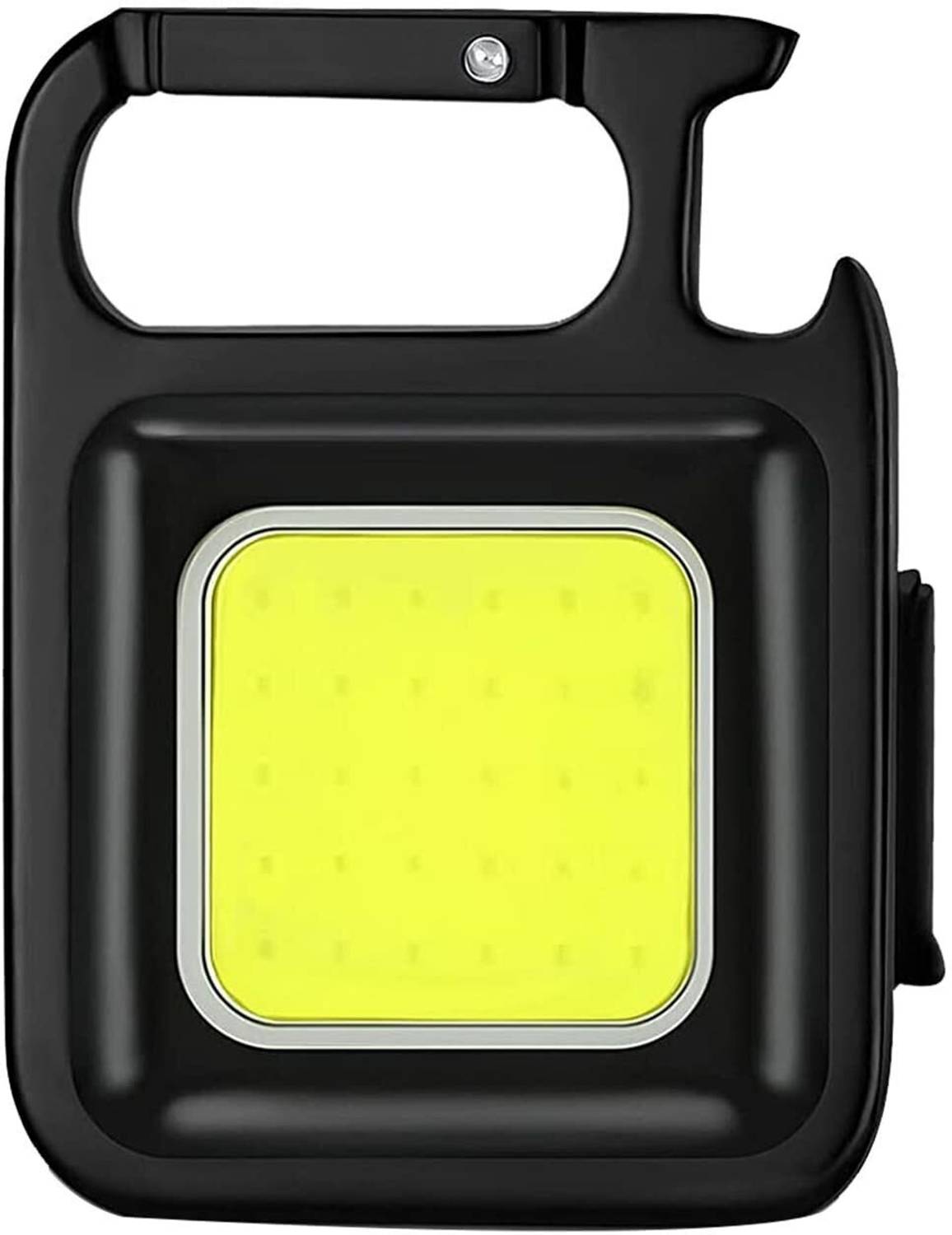 ALLEXTREME Keychain Flashlight 4 Light Magnetic Work LED 6W USB Rechargeable Bottle Opener 2 hrs Torch Emergency Light