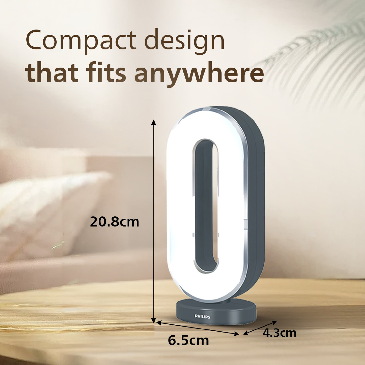 Image of PHILIPS ROVER Grey REL 10W 1.5 hrs Lantern Emergency Light