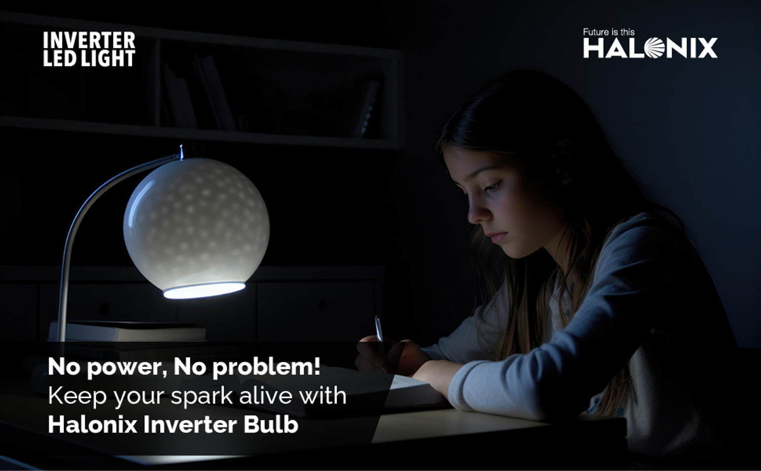 Image of HALONIX 14 W Inverter Round B22 D Inverter Bulb