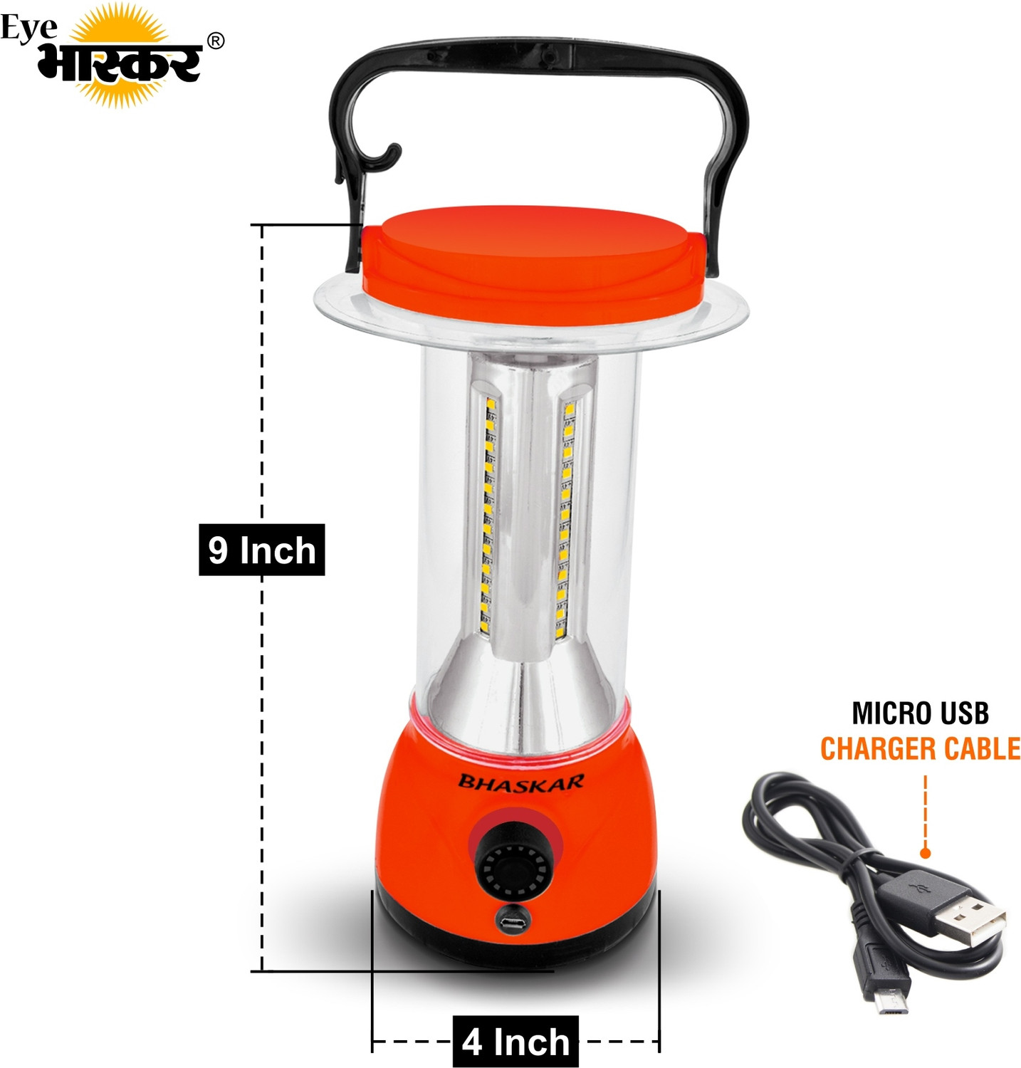 Image of Eye Bhaskar Fibo Rechargeable LED Lantern 6 hrs Lantern Emergency Light