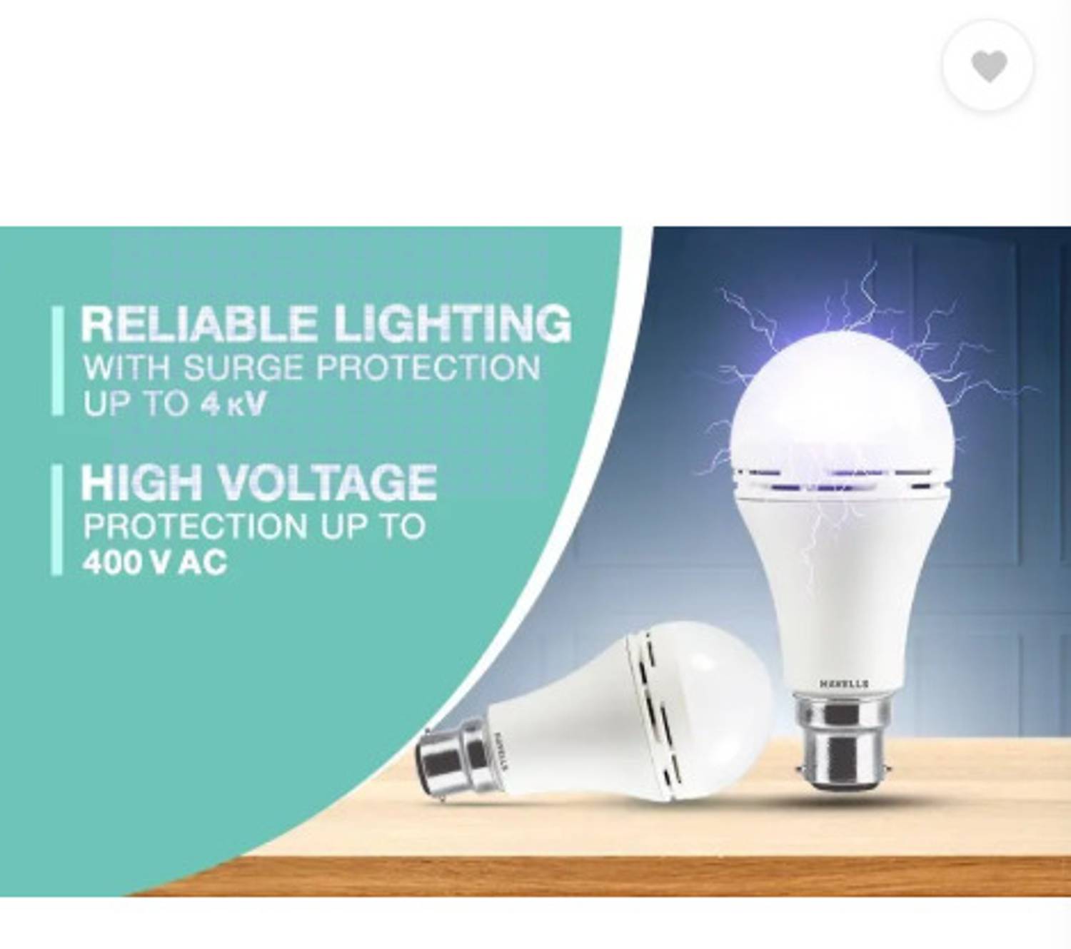 HAVELLS 8.5W LED Inverter Bulb Emergency Light - Image 5