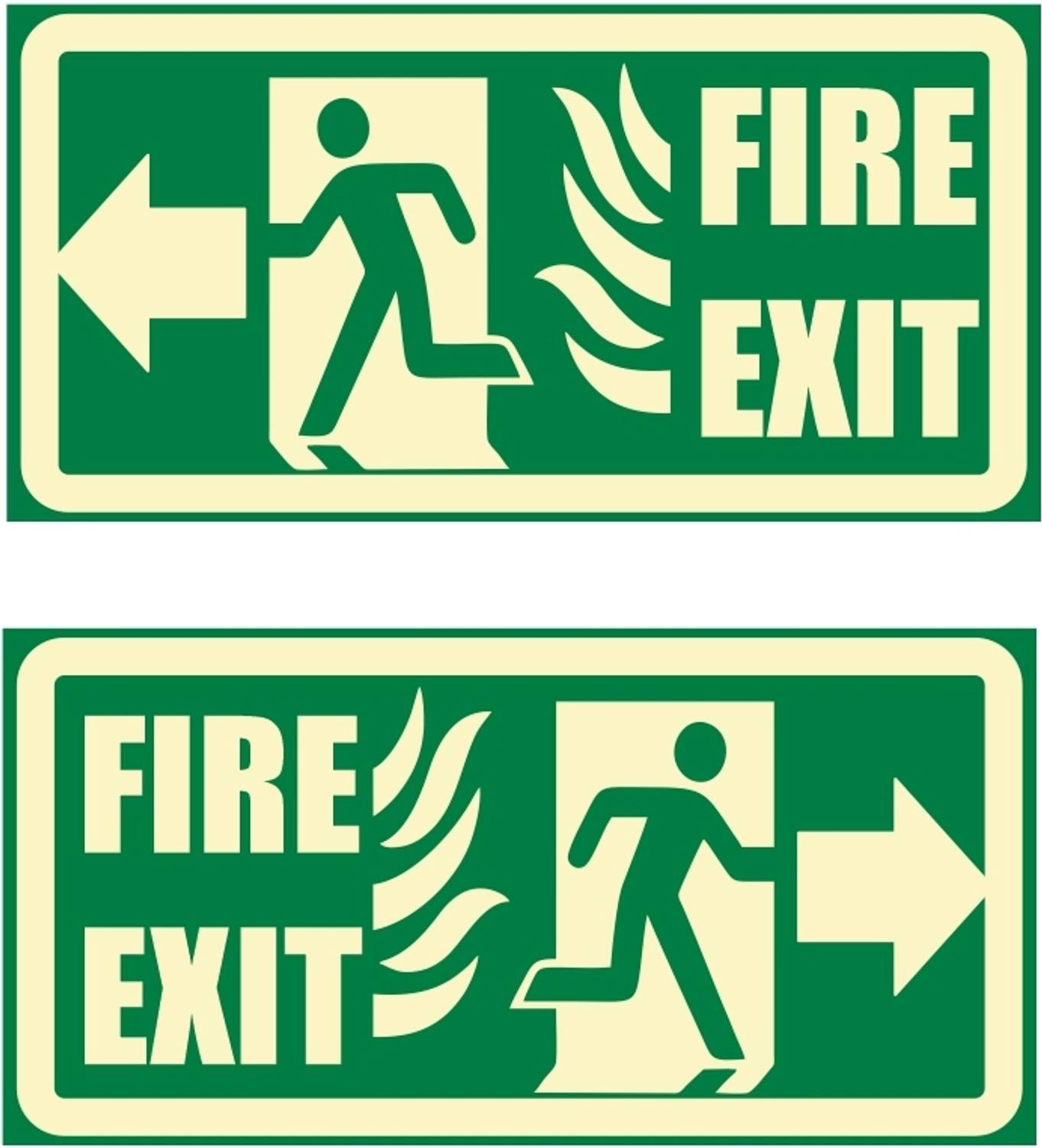 Fire Exit Sign Board