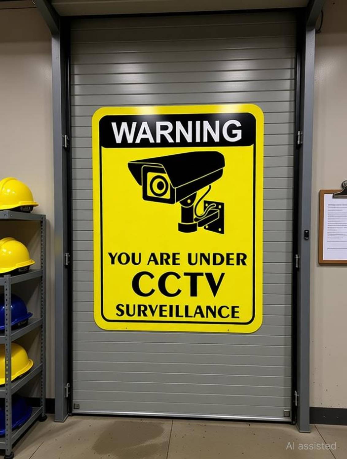 Anweshas Set of 3 Warning, You are Under CCTV Surveillance Sricker, Sign for Bank Company Office Shopping Mall Shops Security Information Emergency Sign