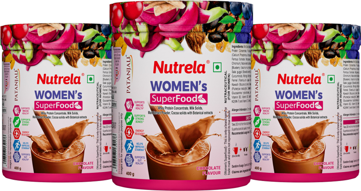 Image of PATANJALI Superfood for Women| Whey Protein Powder| Everyday Supports Bone & Muscle Health Nutrition Drink