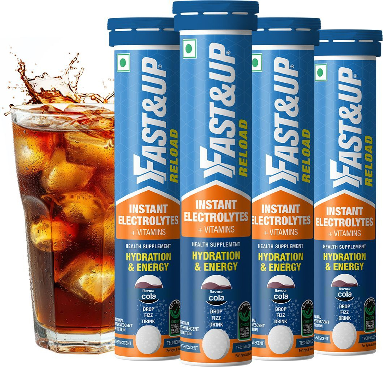 FAST&UP Reload Hydration & Energy Drink With Electrolytes Hydration ...