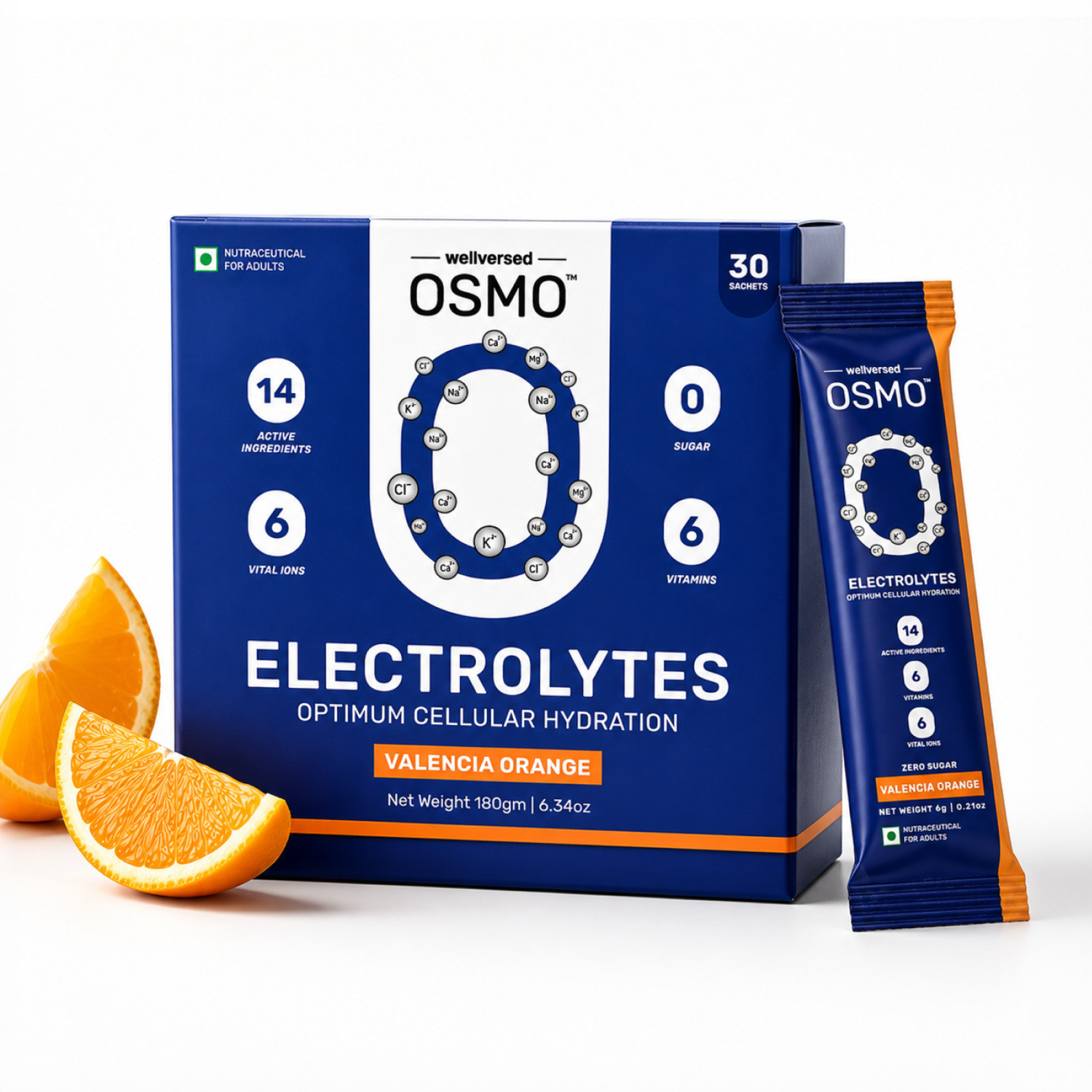 Image of Wellversed OSMO Electrolyte Powder | Rapid Hydration & Cramp Relief | Zero Sugar Electrolyte Hydration Drink