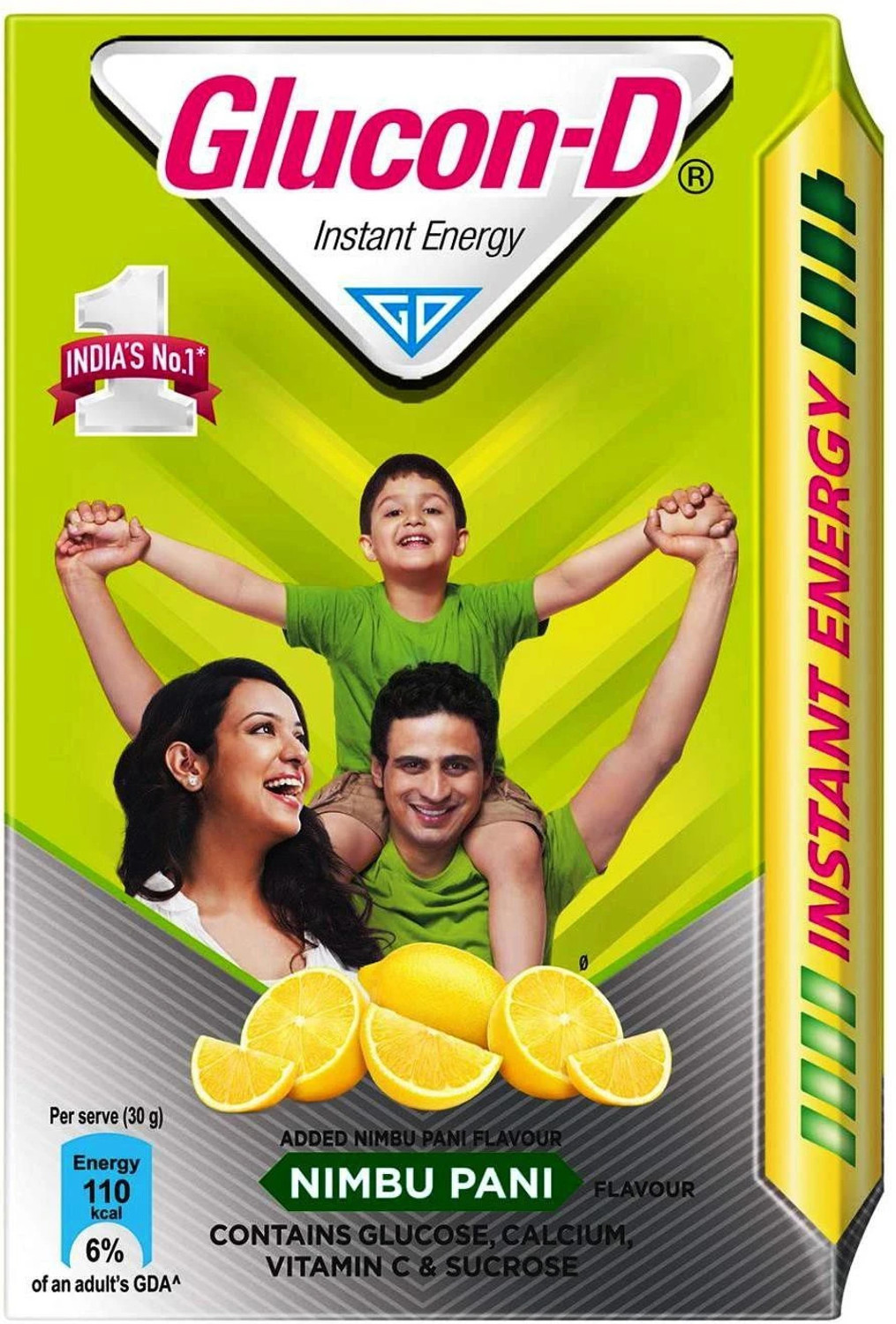 Image of GLUCON-D Instant Energy Health Drink Nimbu Pani - 450gm Refill (Pack of 1) Sports Drink
