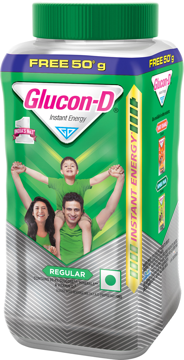 Image of GLUCON-D Regular Glucose Powder, Jar Sports Drink